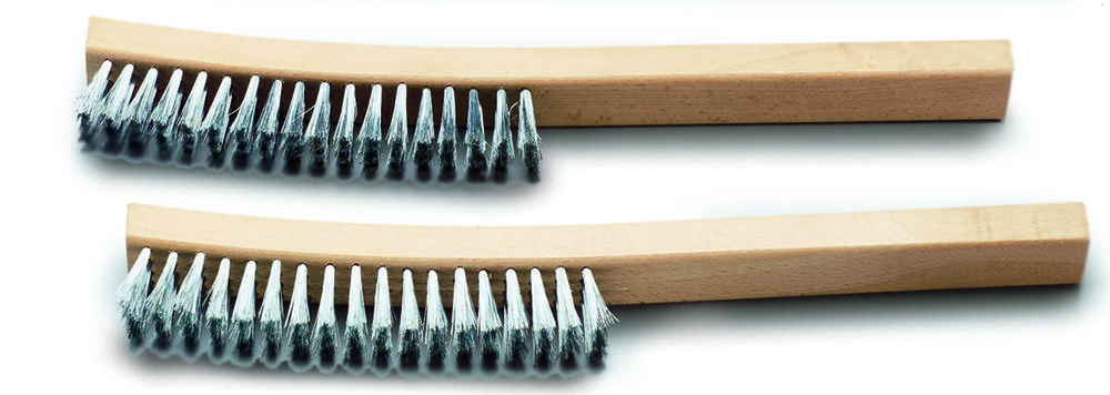 Wire Hand Brush, Steel Wire Bristles, 13 - Each