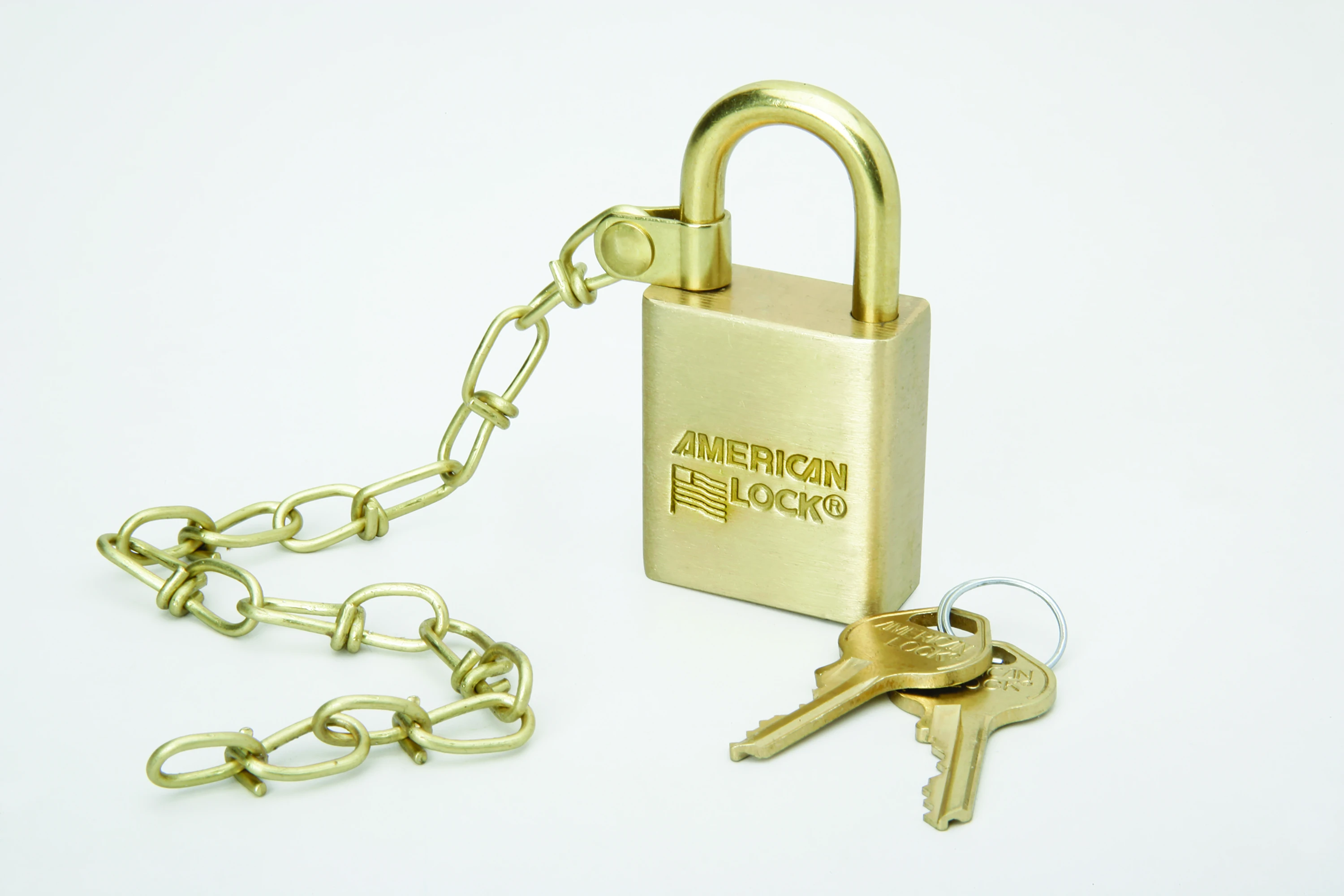SKILCRAFT Solid Steel and Solid Brass Case Padlocks, 1", Master Keyed
