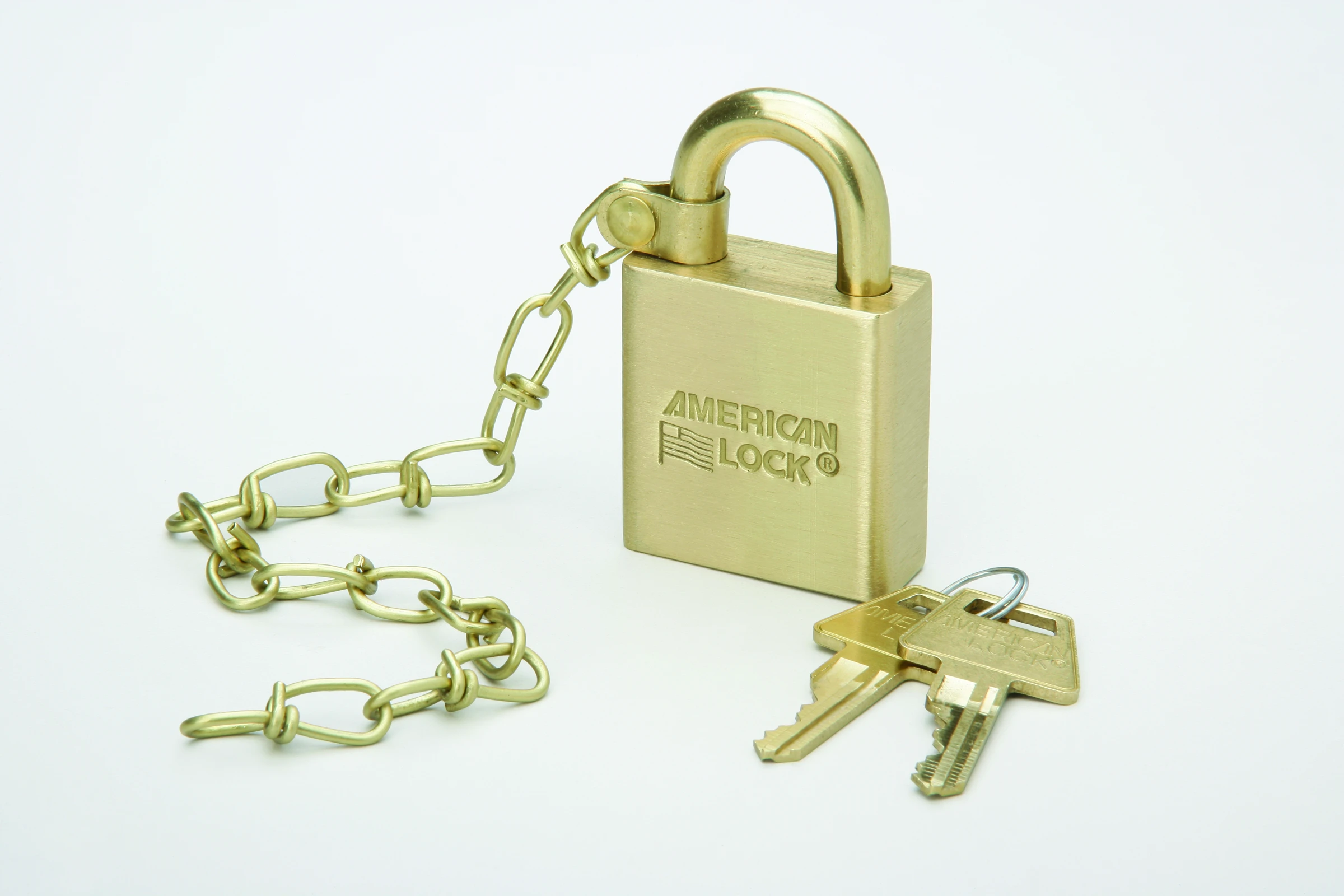 SKILCRAFT Solid Steel and Solid Brass Case Padlocks, 1-1/8", Grand Master Keyed