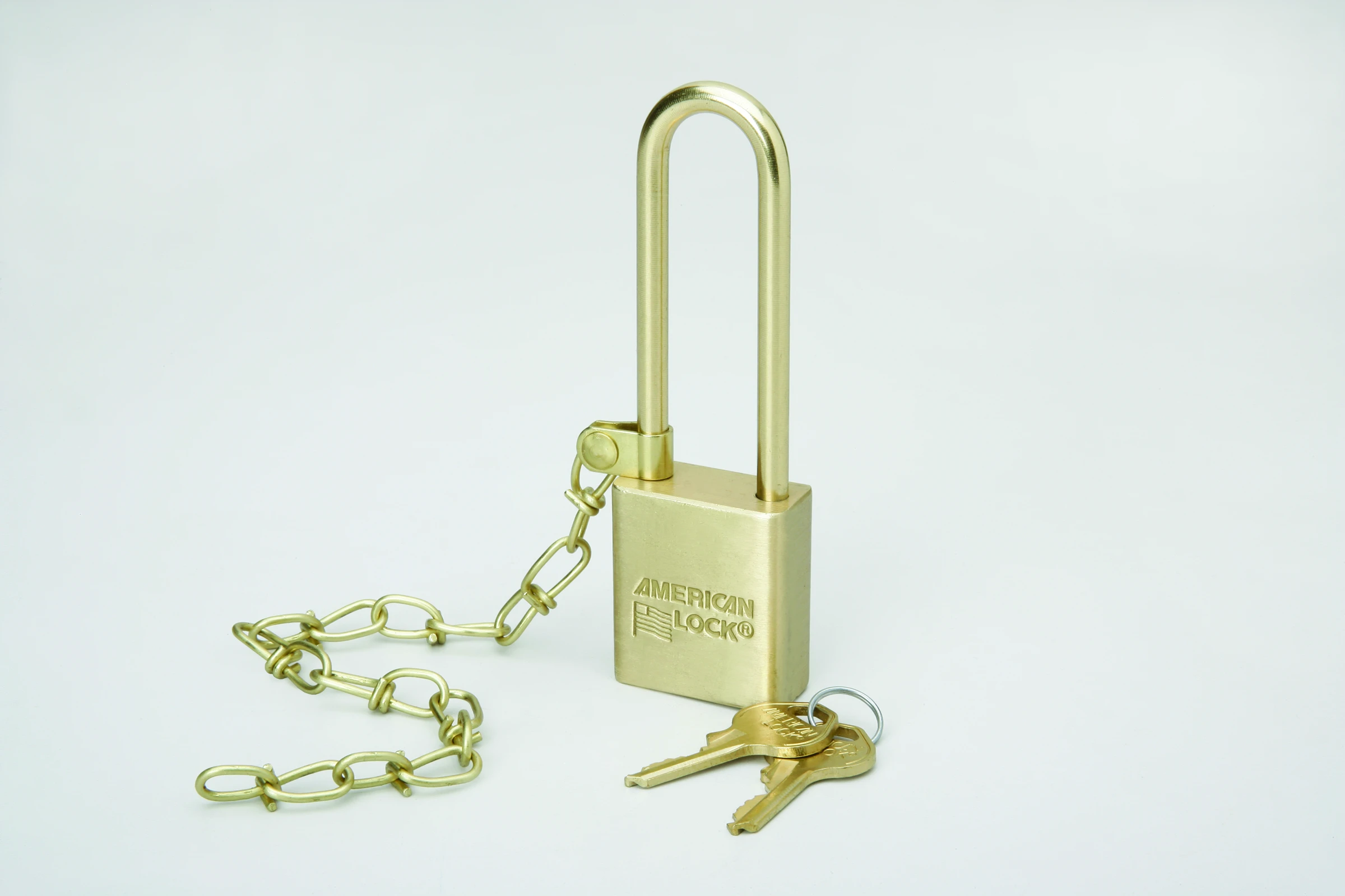SKILCRAFT Solid Steel and Solid Brass Case Padlocks, 3", Keyed Alike