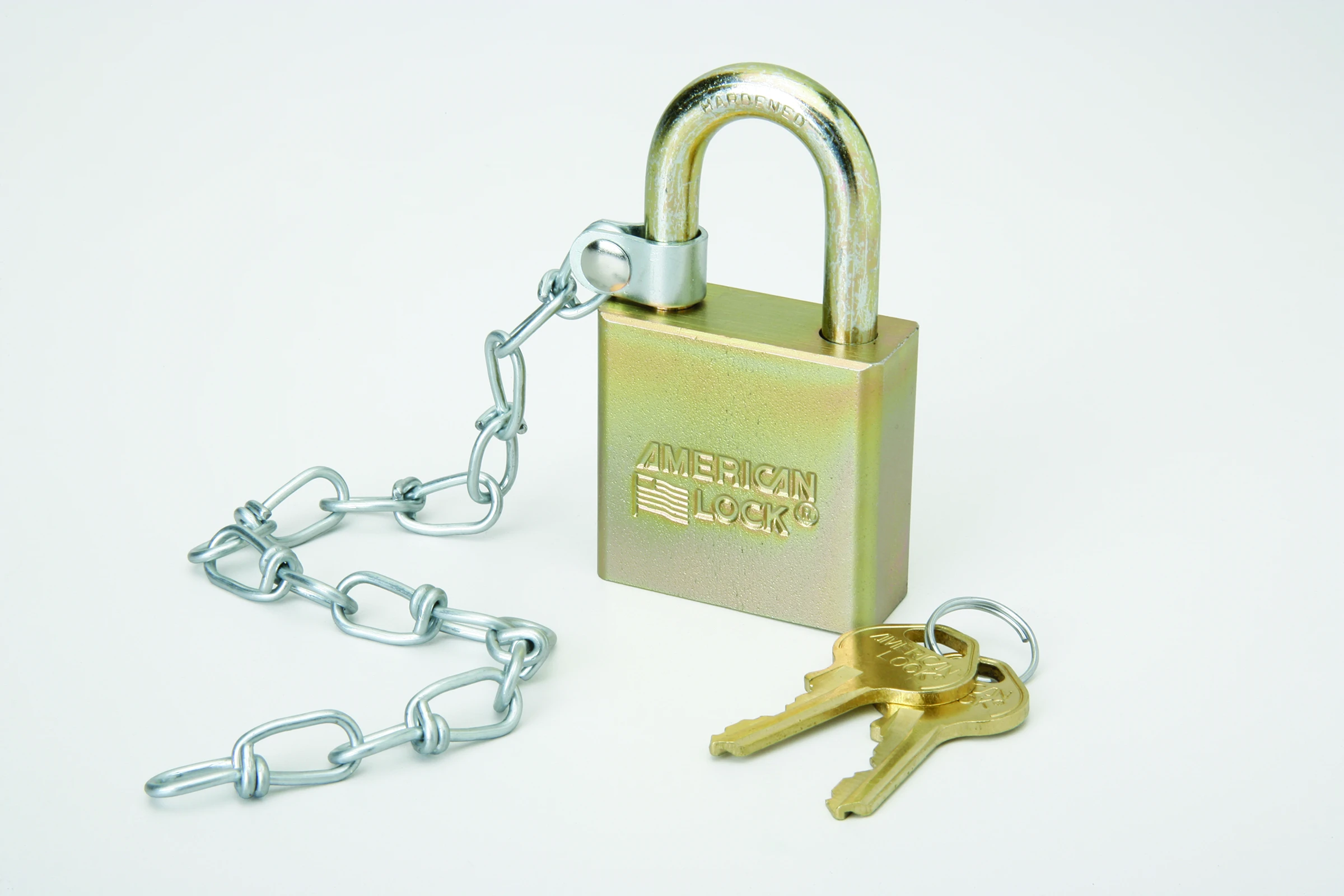 SKILCRAFT Solid Steel and Solid Brass Case Padlocks, 1-1/8", Keyed Alike