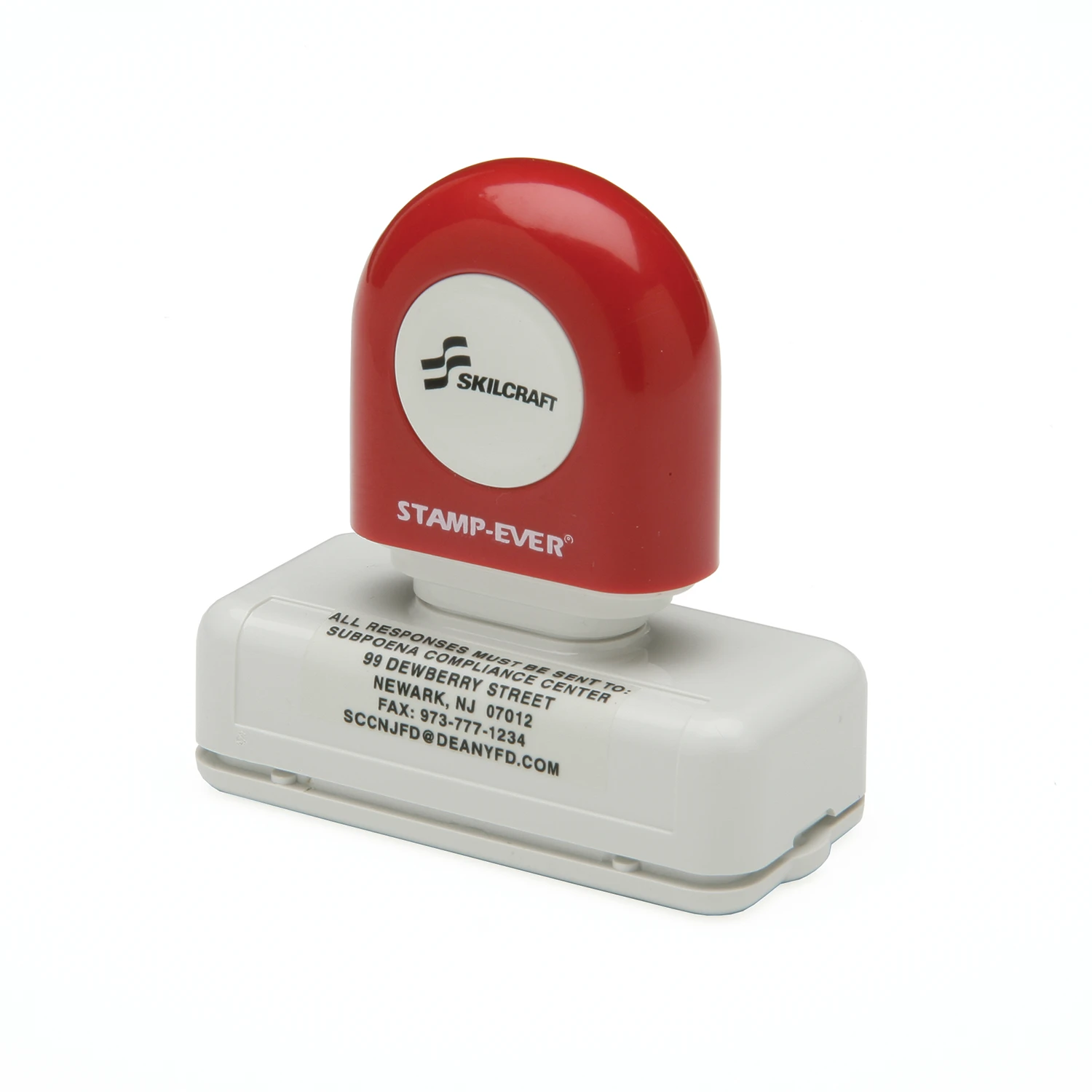 Pre-Inked Custom Stamp, 5/8" x 2-7/16", 5 Ink Color Options