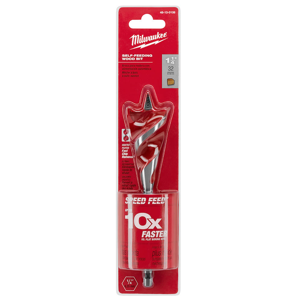 1-1/4 in. x 6 in. SPEED FEED Wood Bit