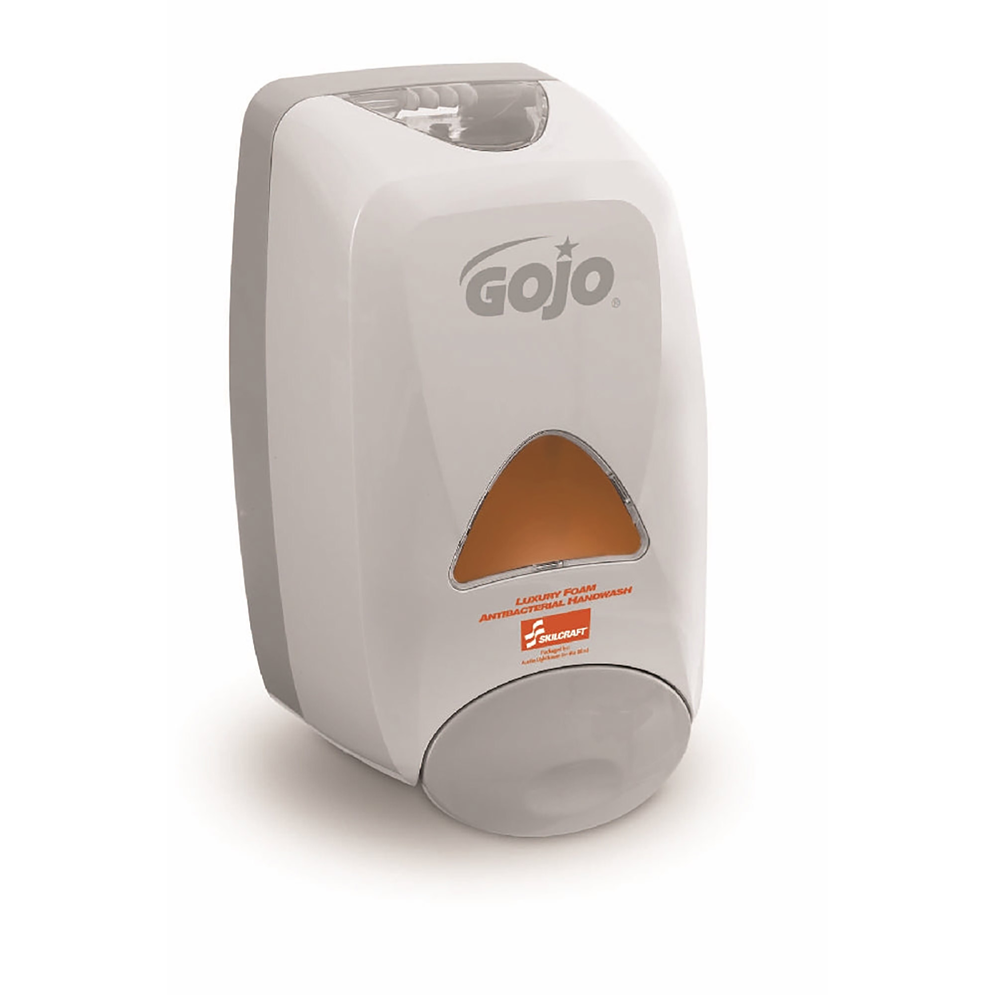 Dispenser, Soap, Hand, Foam, White/Gray, 1250 Ml - 6/BX