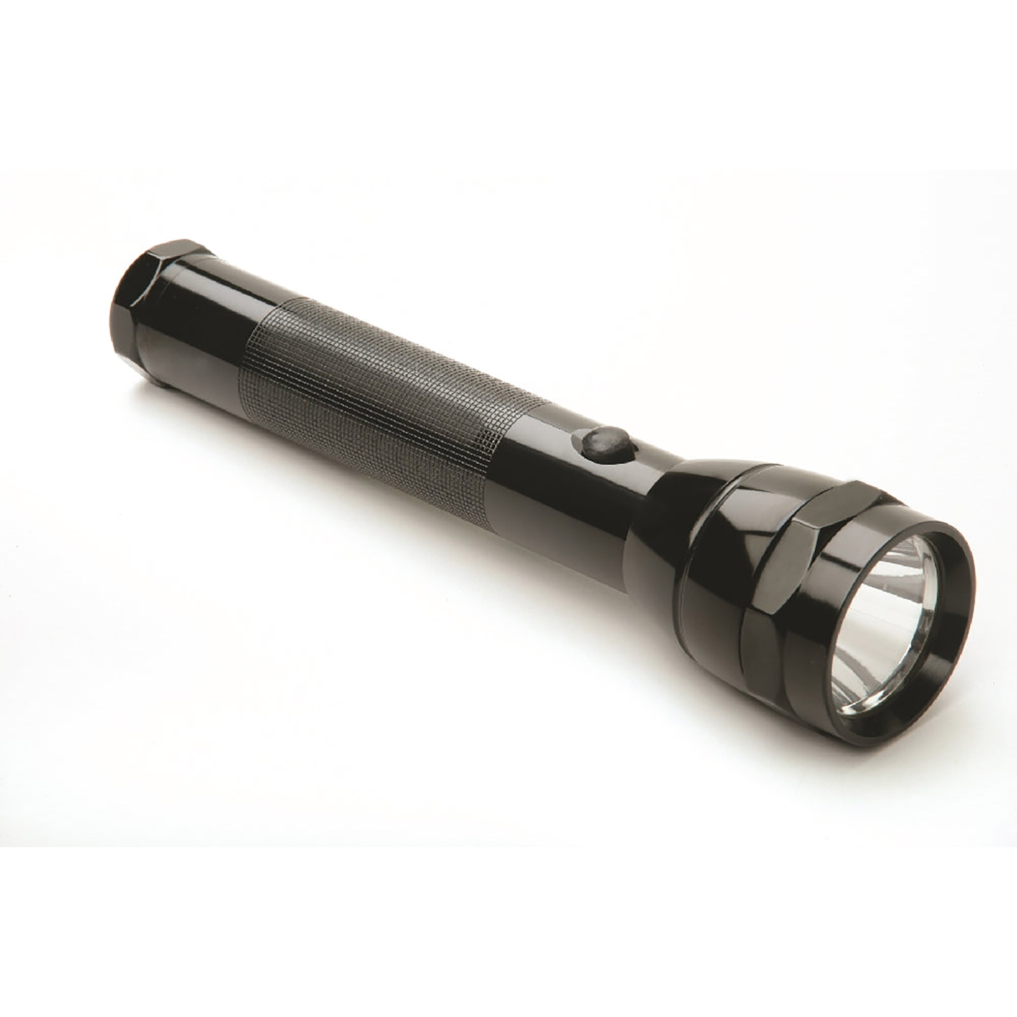 Flashlight, Aluminum, LED Lamp, 2 D, Black, 10 1/2" - Each