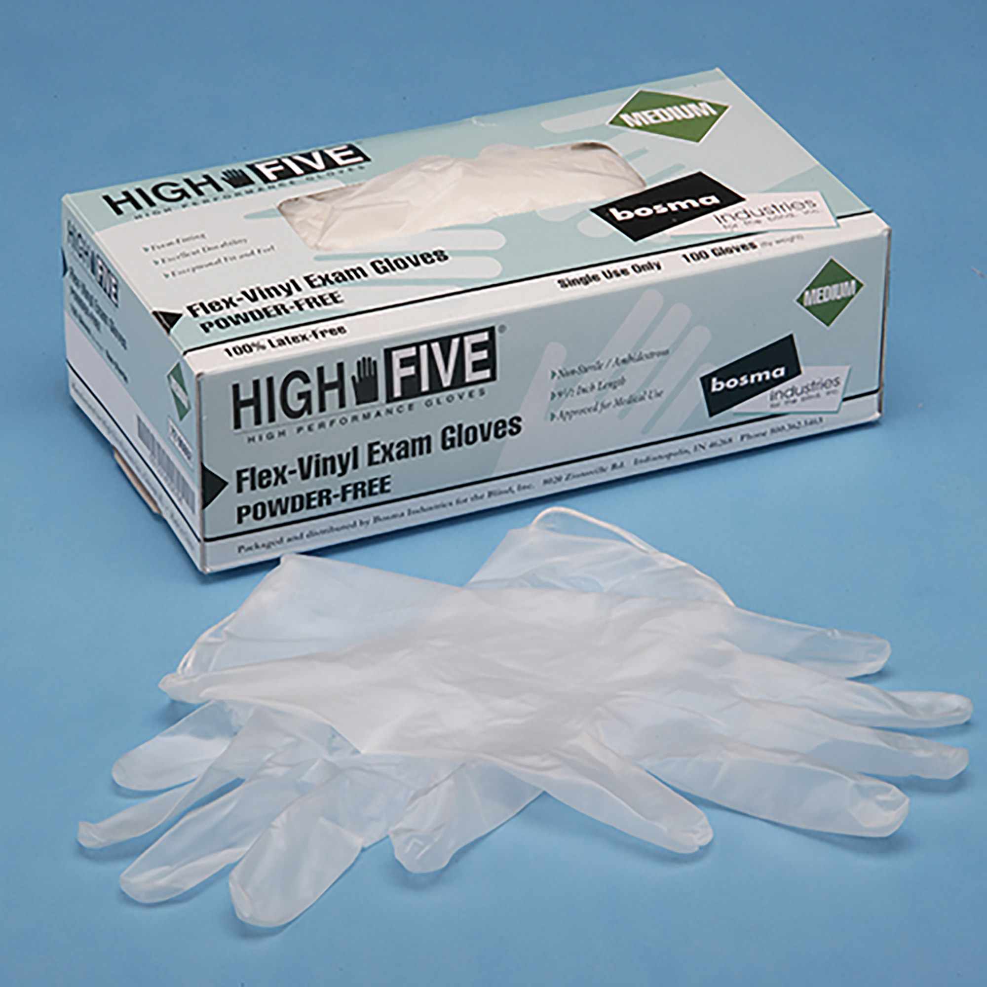 Vinyl Pf High-Five Md - 100/BX