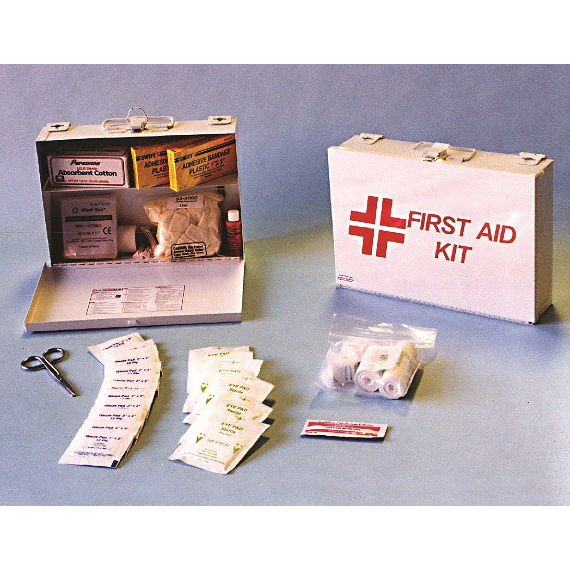 Kit, First Aid, General Purpose, Small Office, 9"W x 2-1/2"D x 9"L - Each