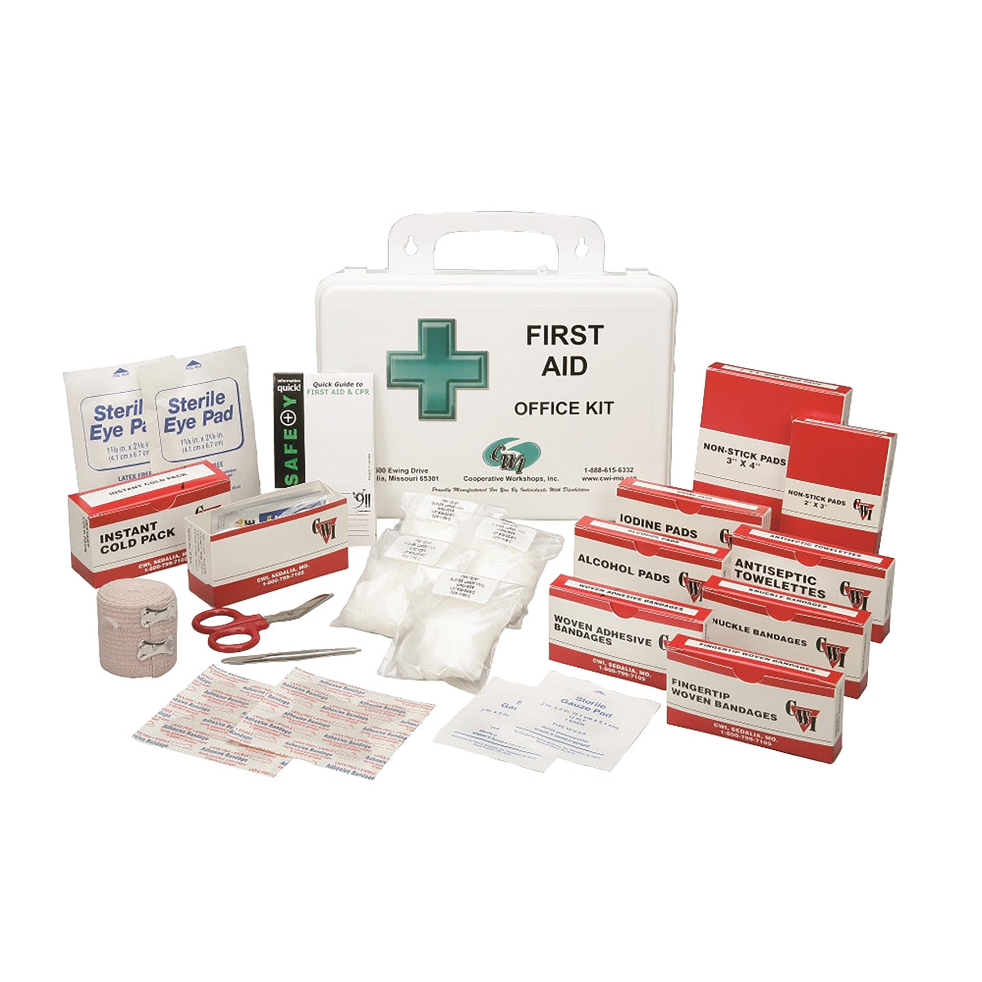 Kit, First Aid, Office, 10-15 Person - Each