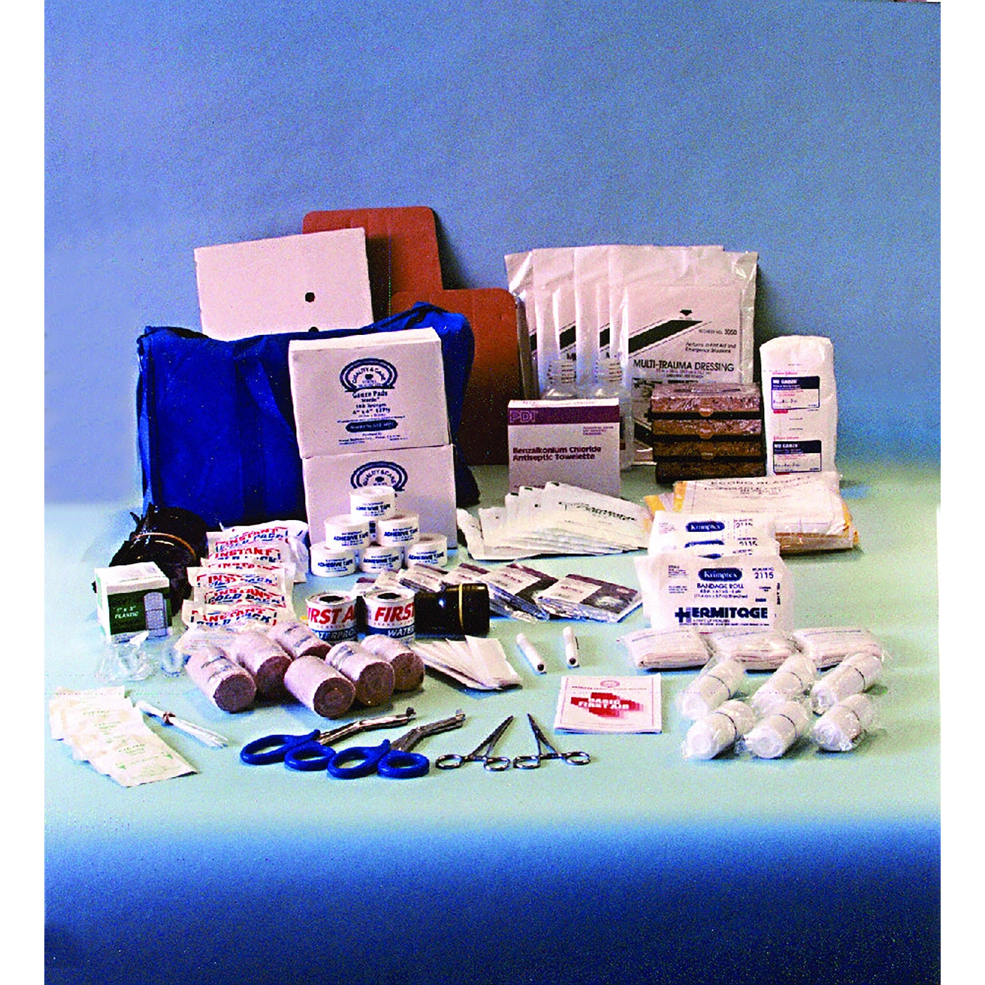 Kit, First Aid, 50 Person, Zippered Bag, 22" x 12" x 12" - Each