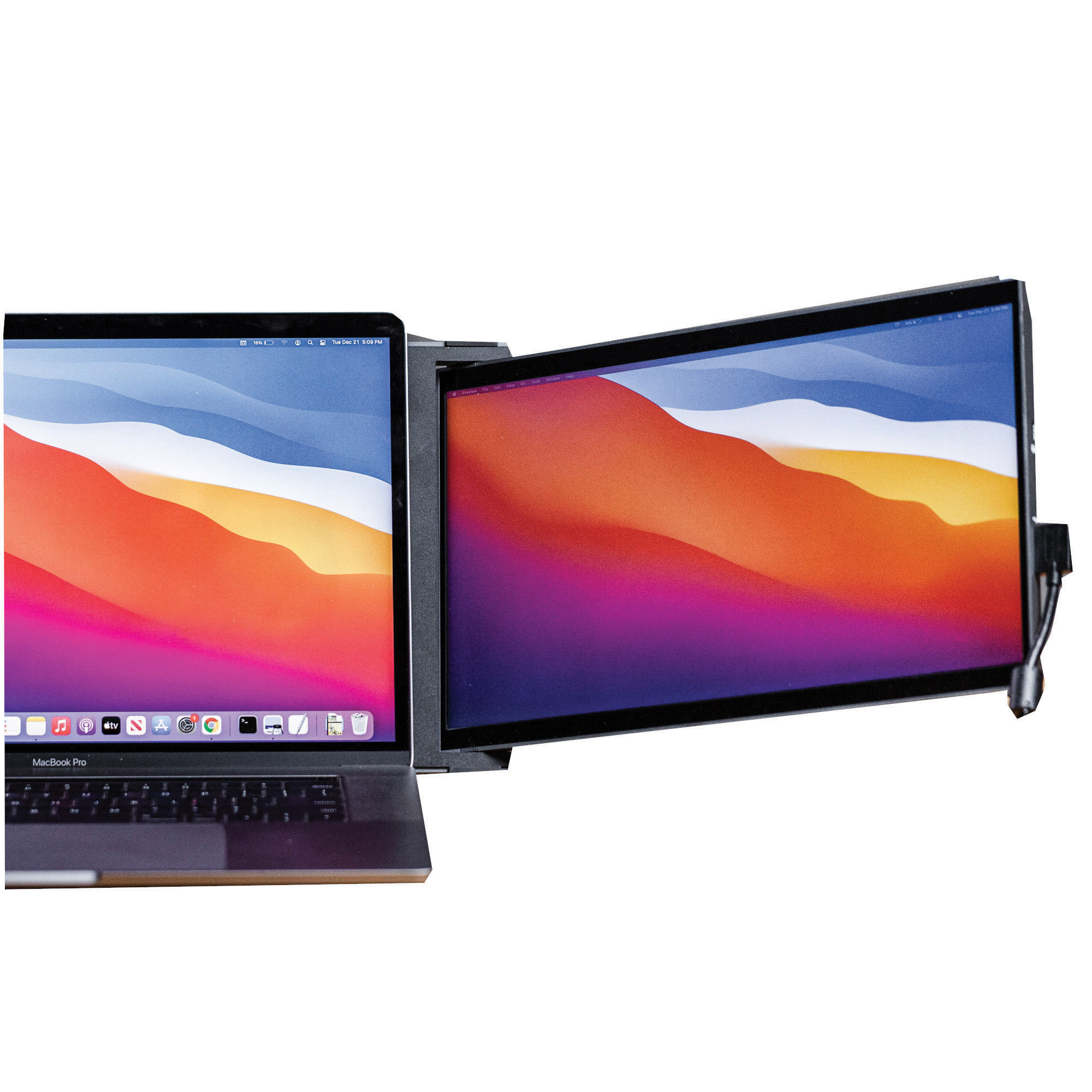 Monitor, Portable, Black, 13" - 14" Laptops - Each