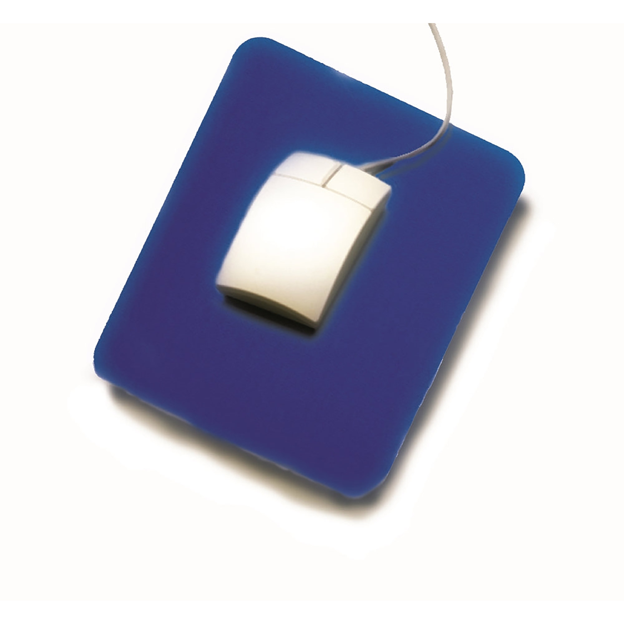 Pad, Mouse, Cloth Surface, Rubber-Backed, Blue, 9-3/8" x 7-7/8" - Each