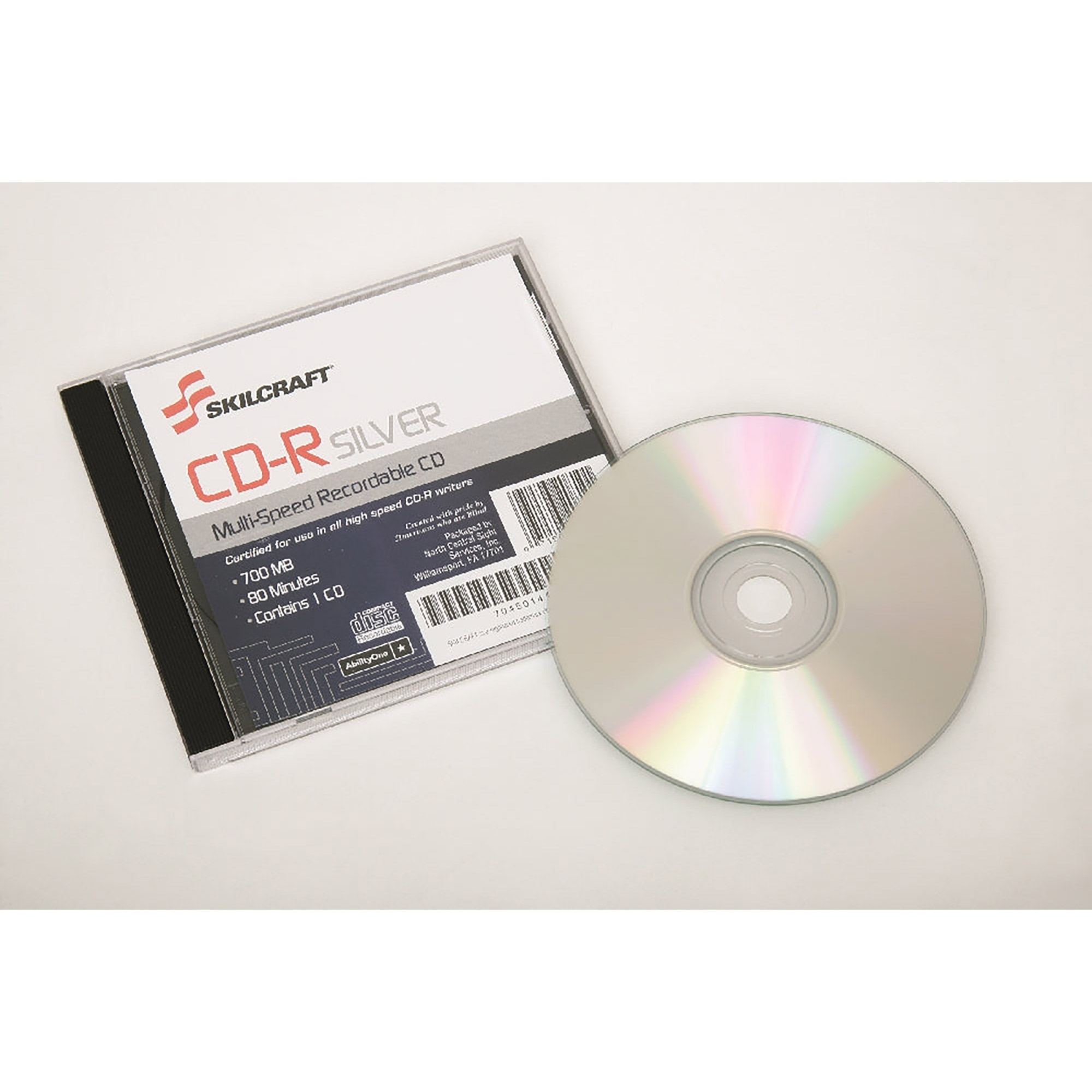 Compact Disc, Recordable, Single, Silver - Each
