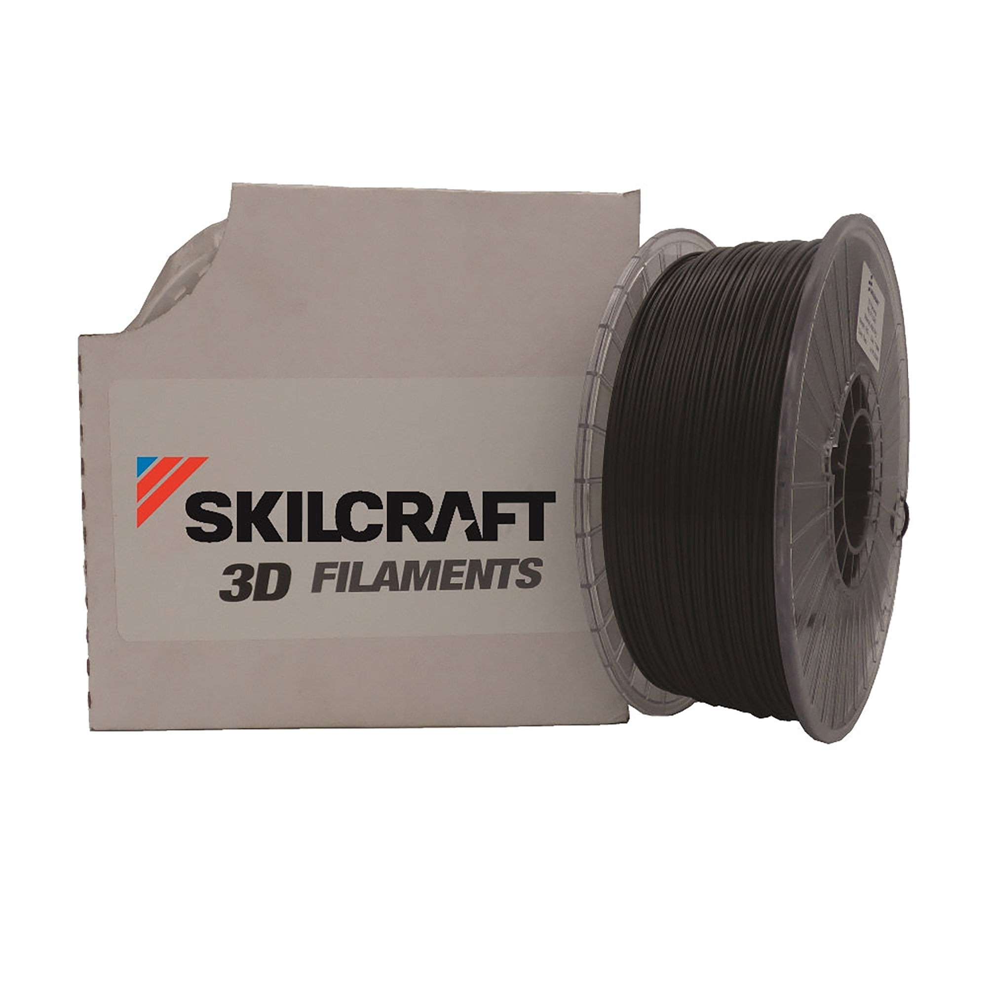 3D Printer Filament, Polylactic Acid, Black,1kg of 1.75 mm - Each