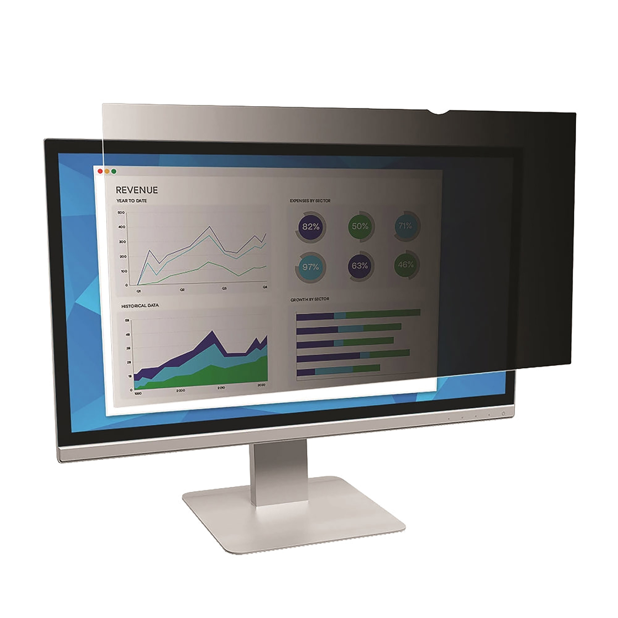 Privacy Filter, Full Screen, 23.8" Monitor - Each
