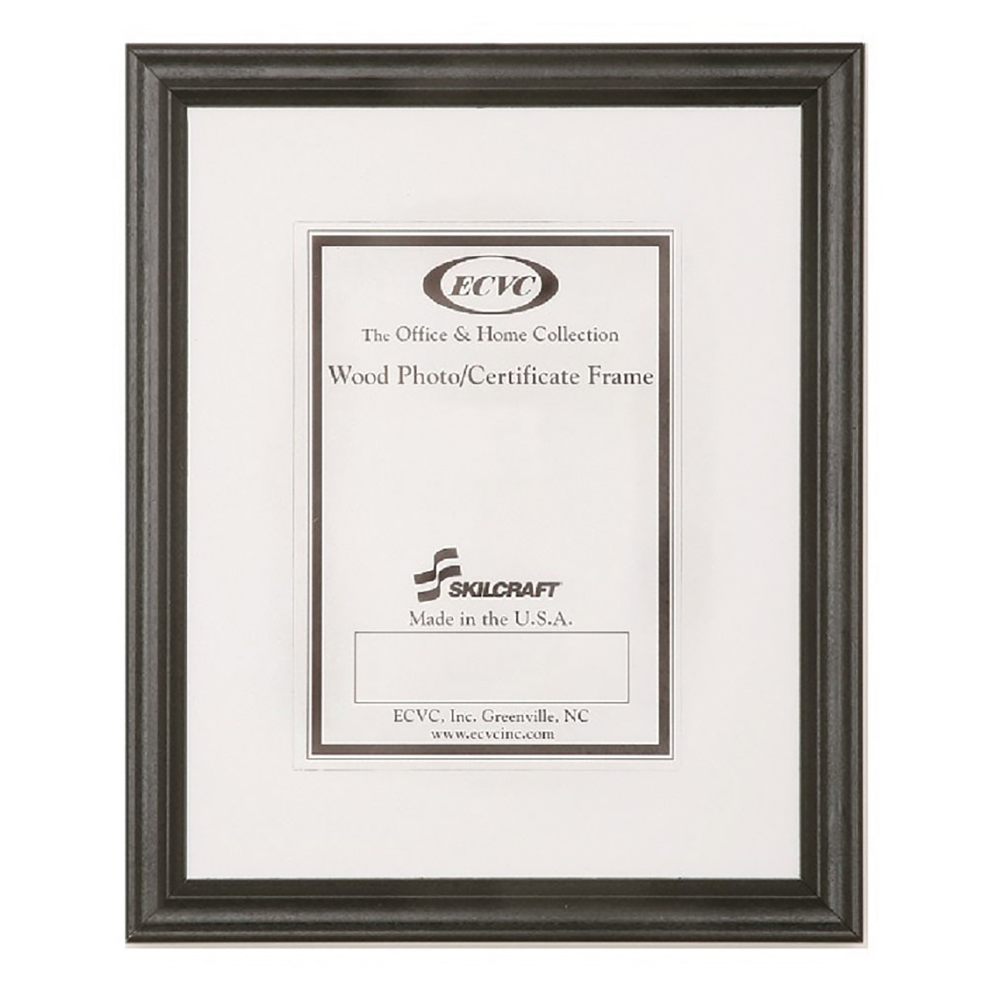 Frame, Style A, Enamel, 8 1/2" x 11", Black - Each