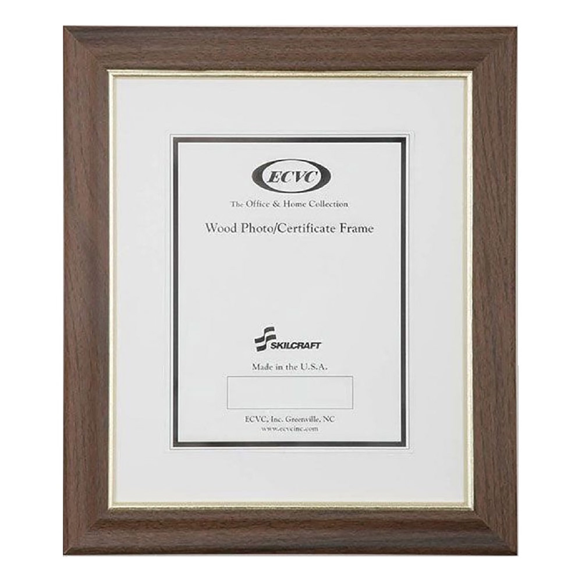Frame, Style B, Vinyl, Walnut Stained, 18" x 24" - Each