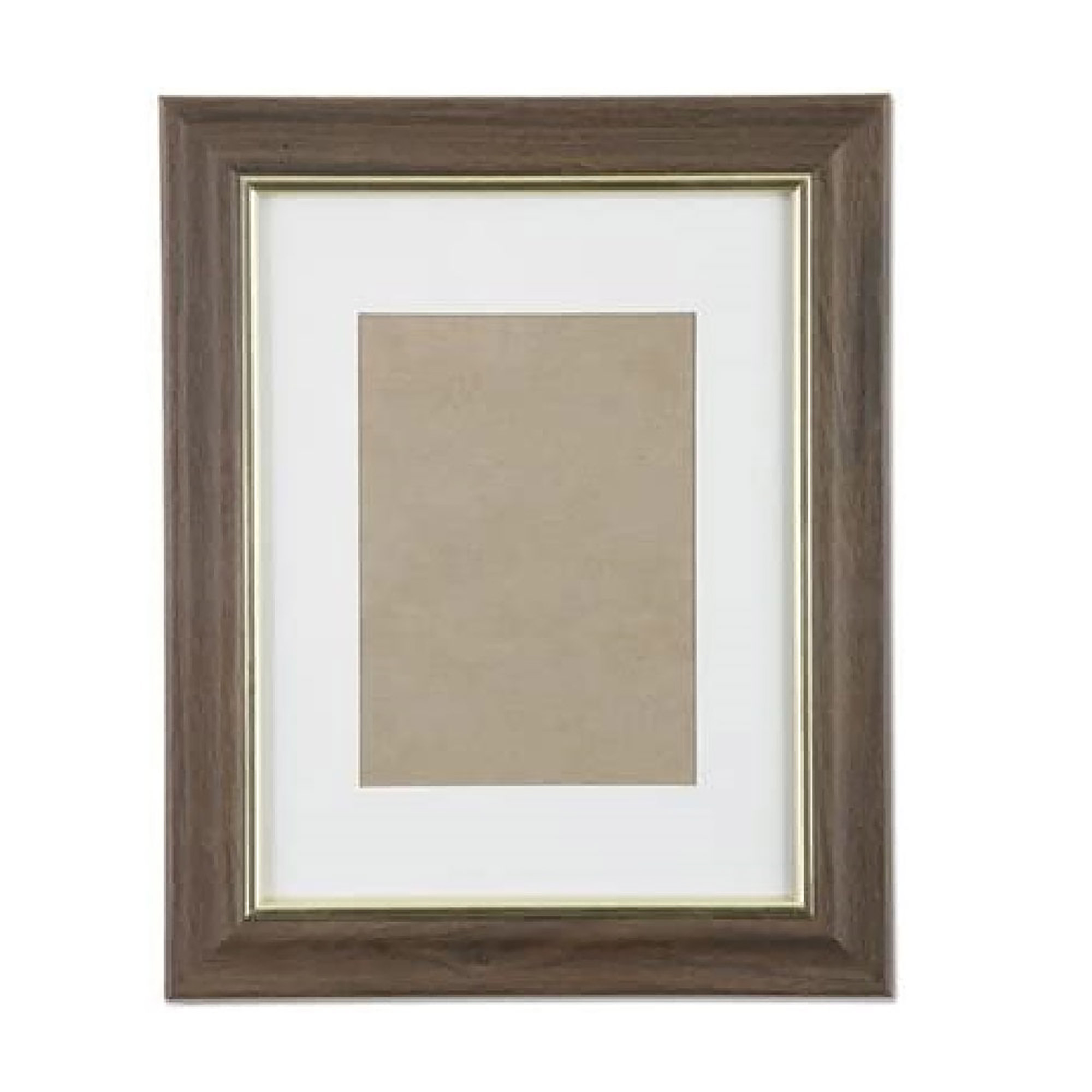 Frame, Style B, Paper Wrapped Hardwood Moulding, 8" x 10", Walnut - Each