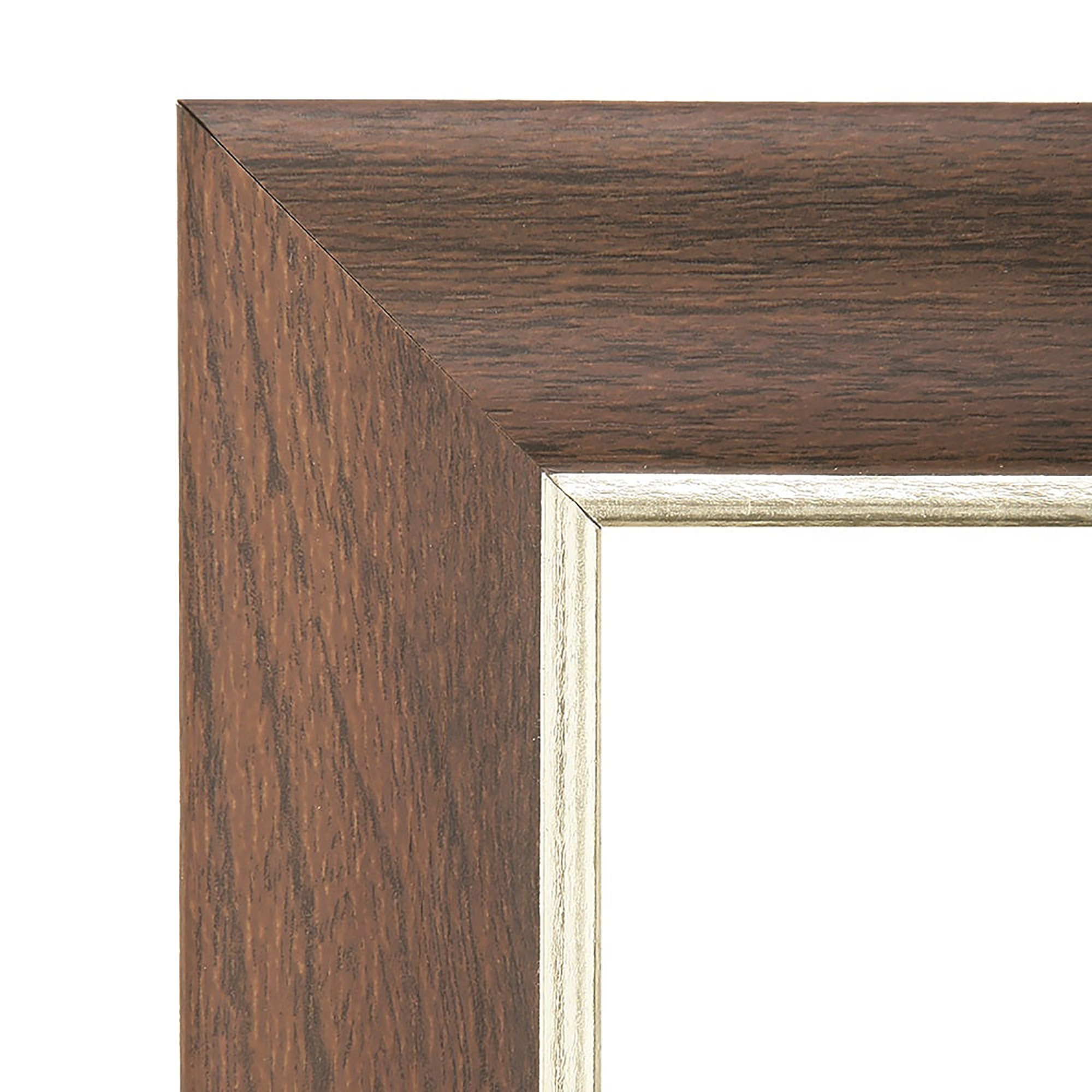 Frame, Style B, Paper Wrapped Hardwood Moulding, 9" x 12", Walnut - Each