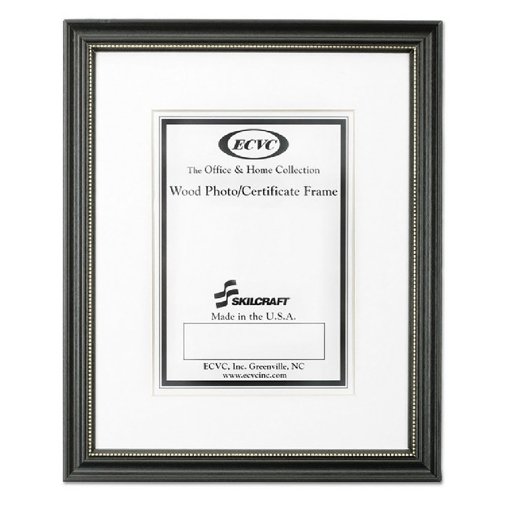 Frame, Picture, Black W/Gold Trim, 10" x 14" - 6/BX