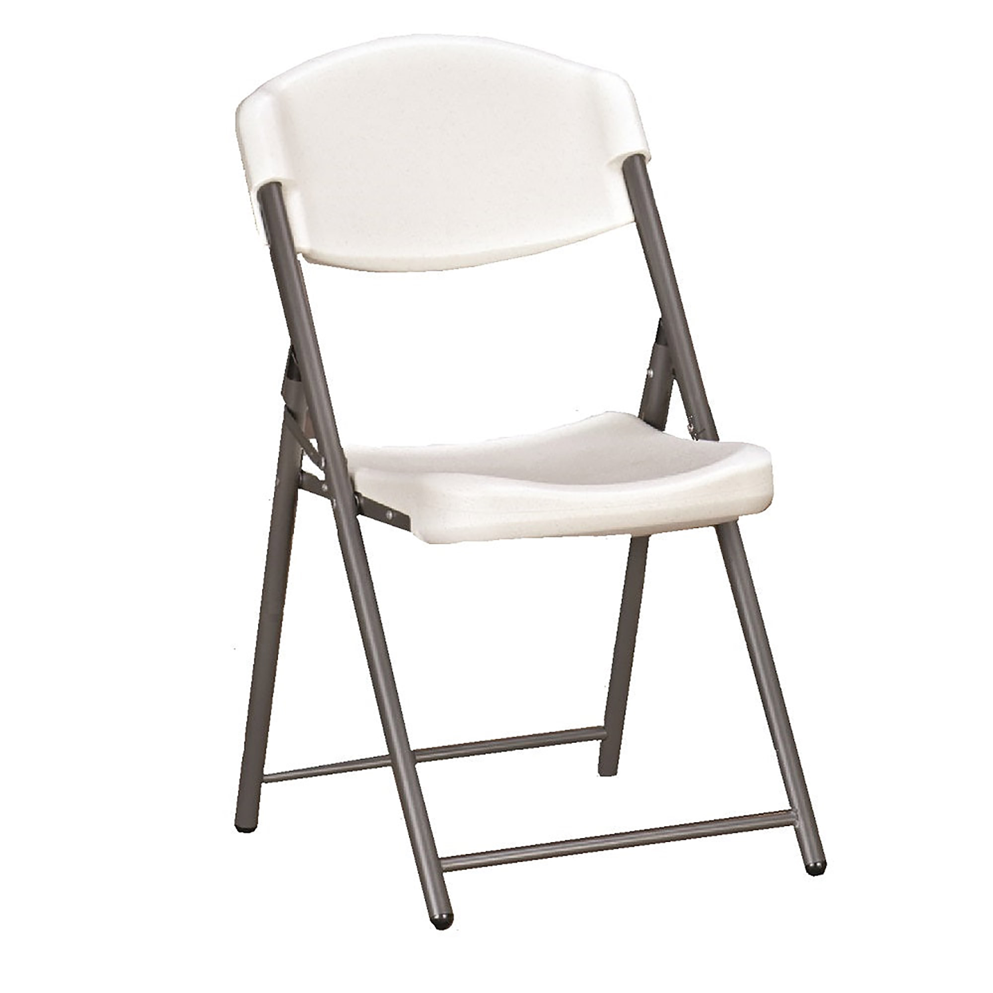 Chair, Folding, Platinum, 18" W x 16" D x 33-1/2" H in Open Position - Each