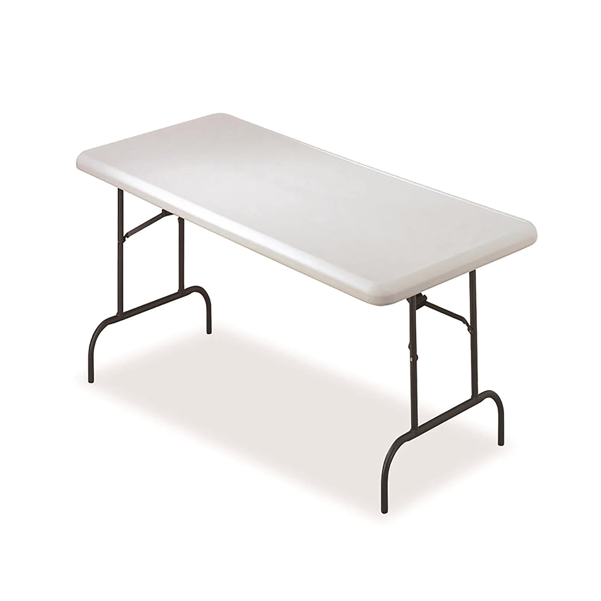 Table, Folding, Blow-Molded, Platinum, 30" x 60", 600 lb. Capacity - Each