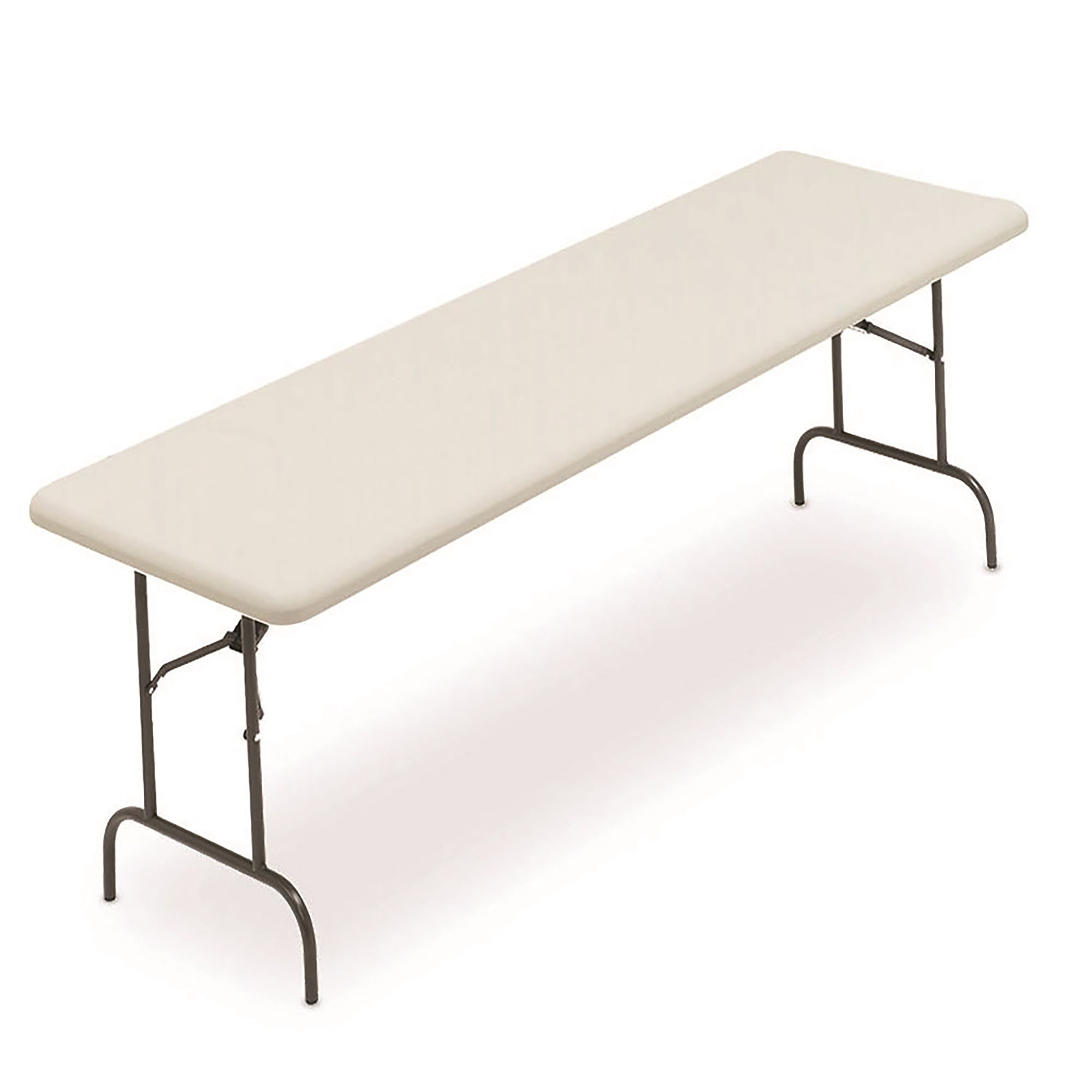 Table, Folding, Blow-Molded, Platinum, 30" x 96", 600 lb. Capacity - Each