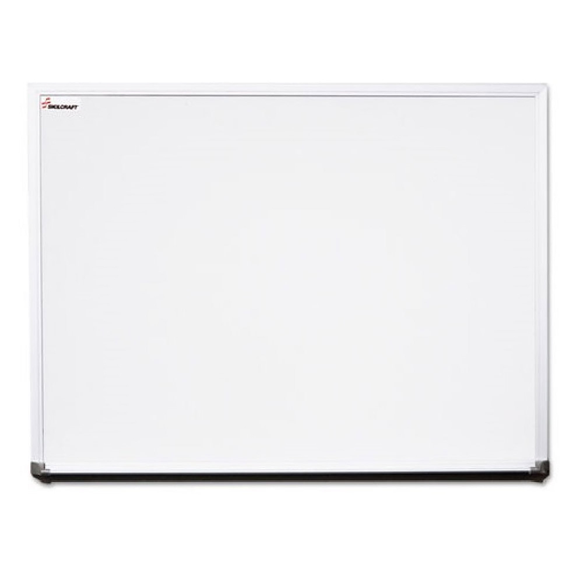 Marker Board, Dry Erase, Melamine, 24" x 18", Aluminum Frame - Each