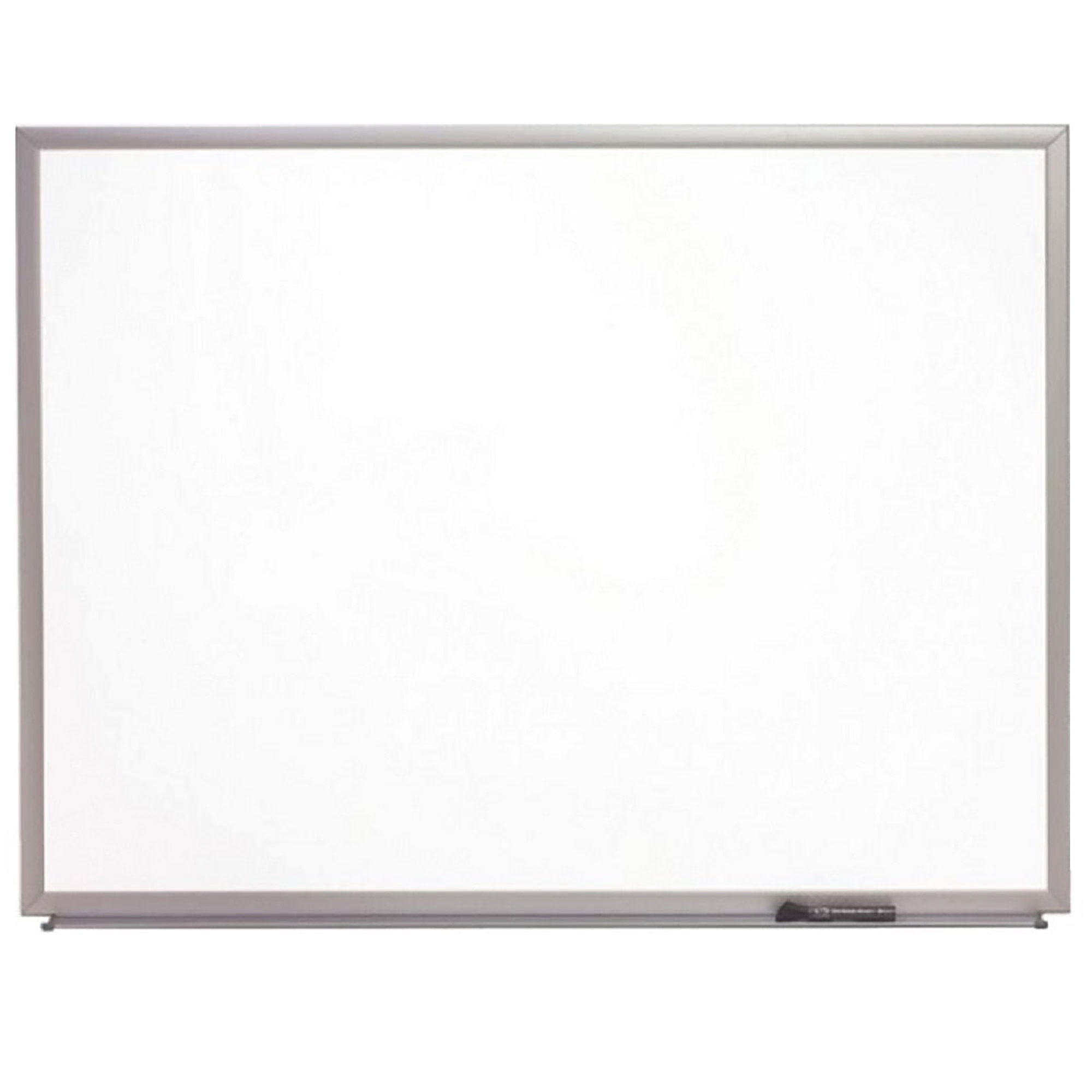 Marker Board, Dry Erase, Magnetic Porcelain, 24" x 18", Aluminum Frame - Each