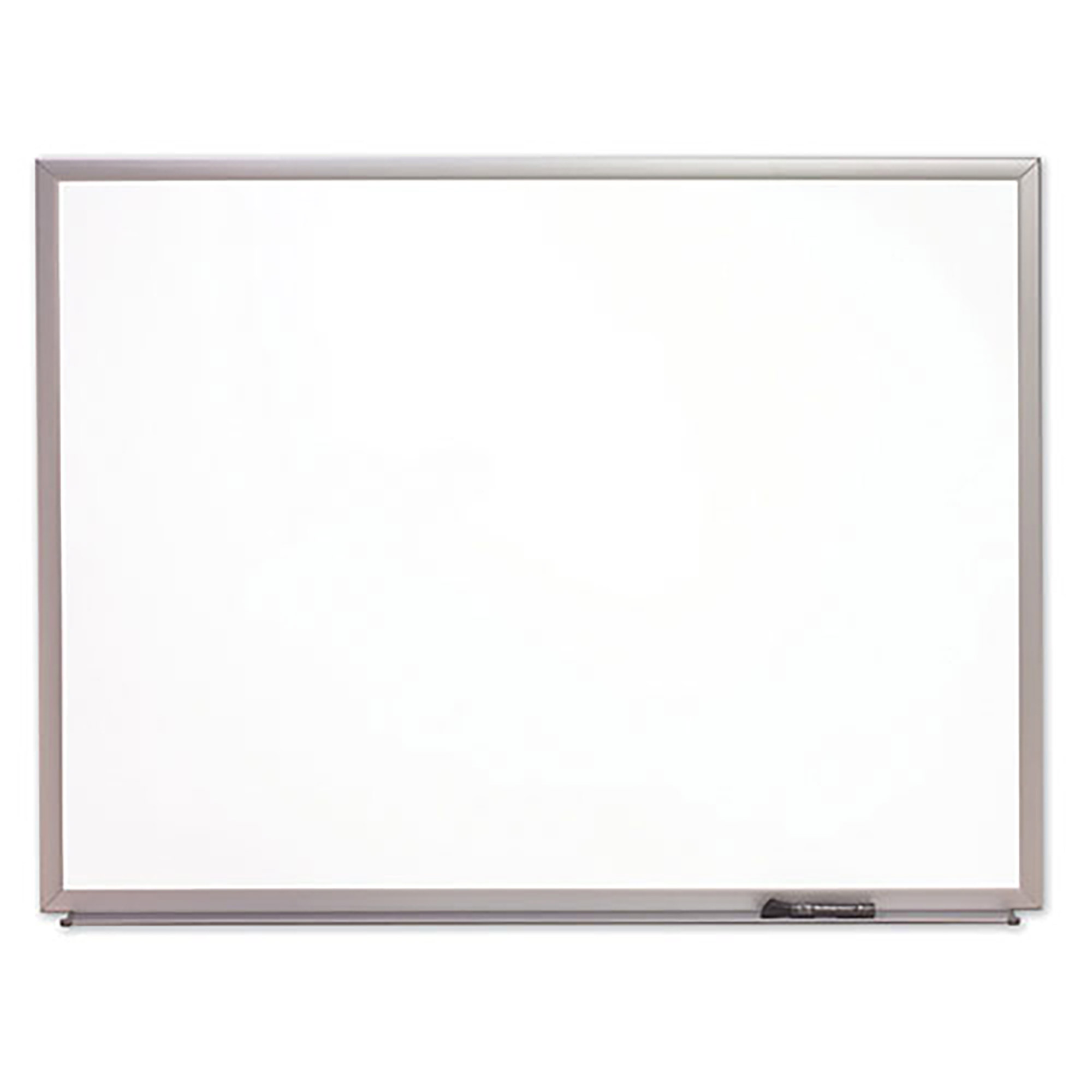 White Board, Dry Erase, Magnetic Porcelain Surface, Aluminum Frame, 4' x 3' - Each