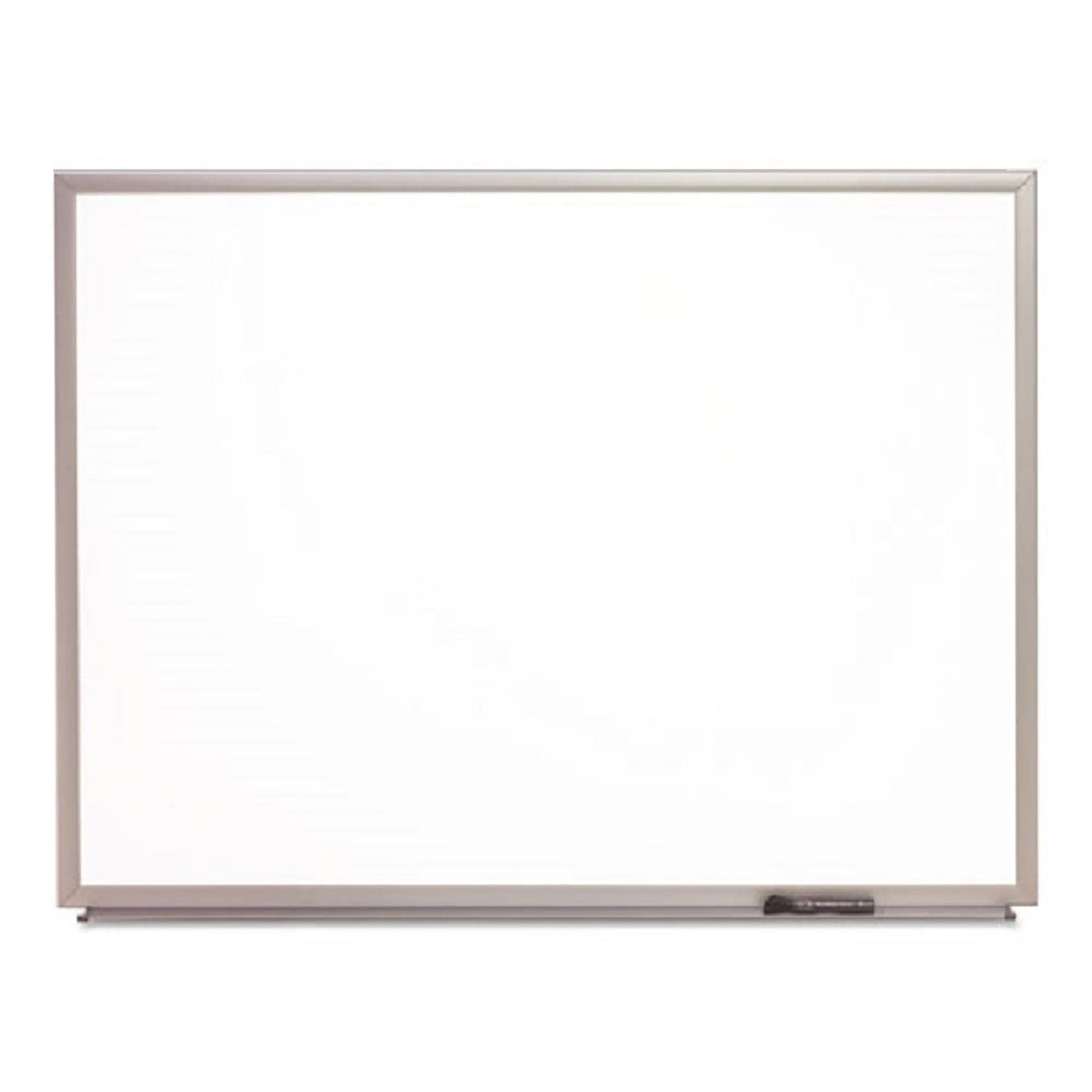 Marker Board, Dry Erase, Melamine, 48" x 72", Aluminum Frame - Each
