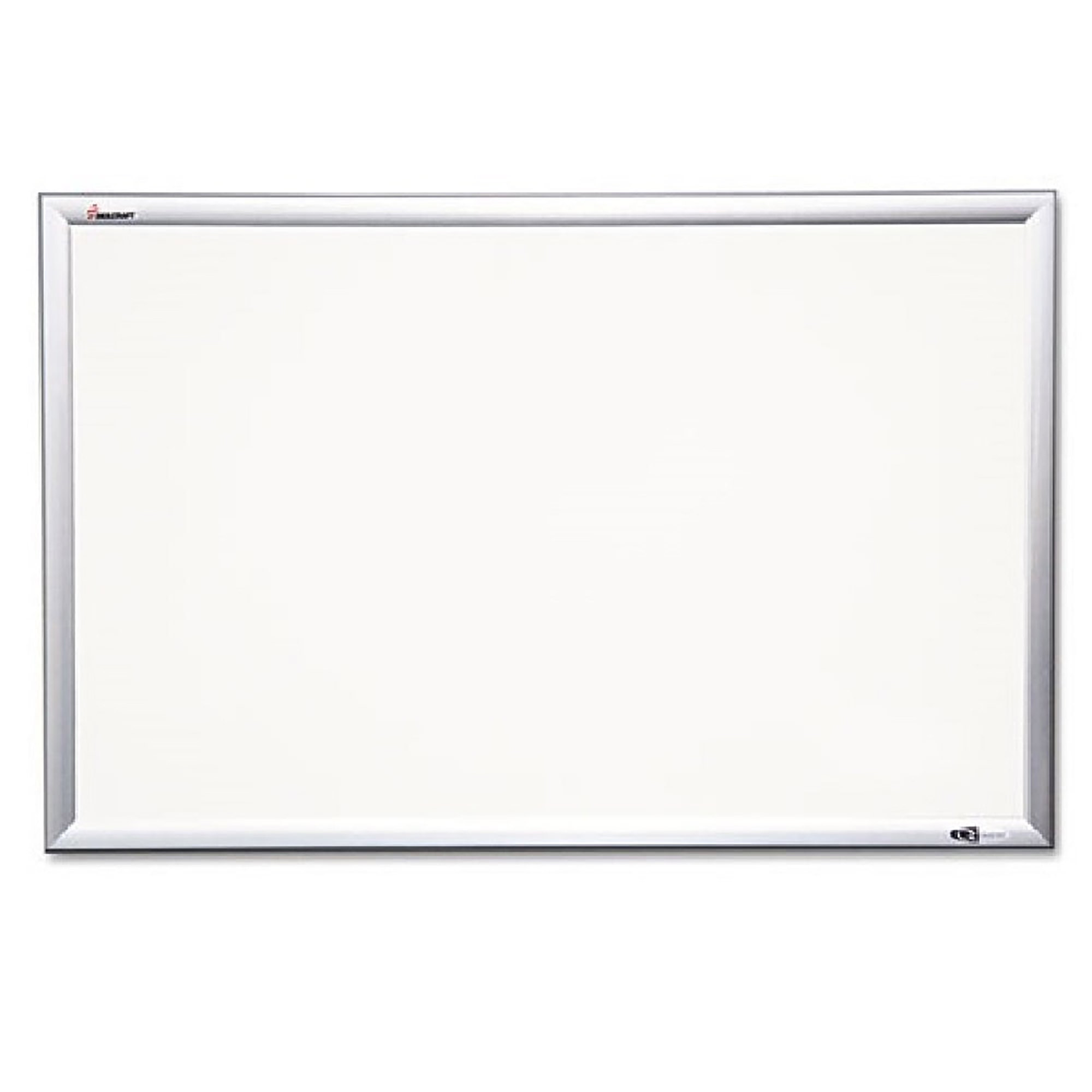 White Board, Dry Erase, Magnetic Porcelain Surface, Aluminum Frame, 5' x 3' - Each