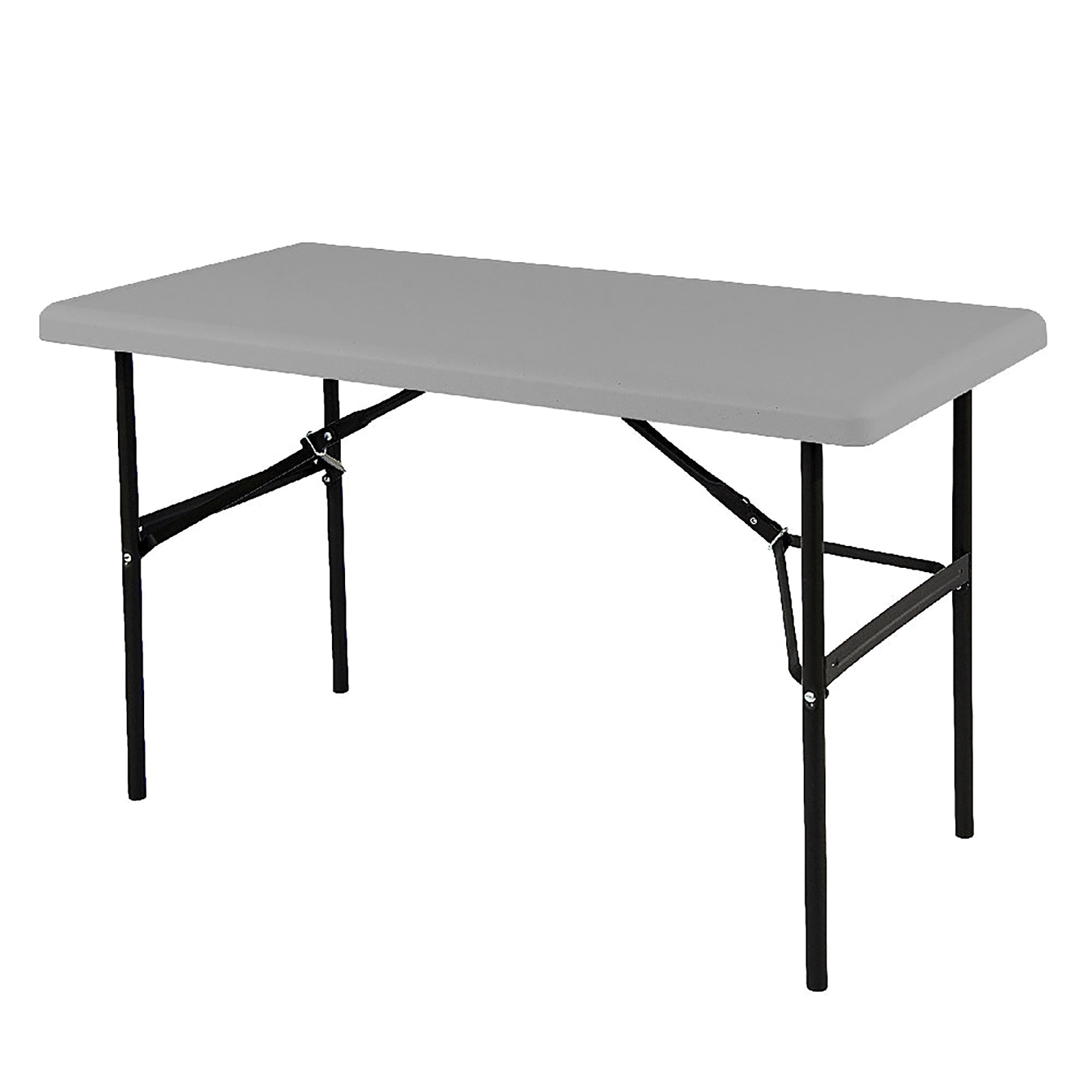 Table, Folding, Blow-Molded, Charcoal, 30" x 96" - Each