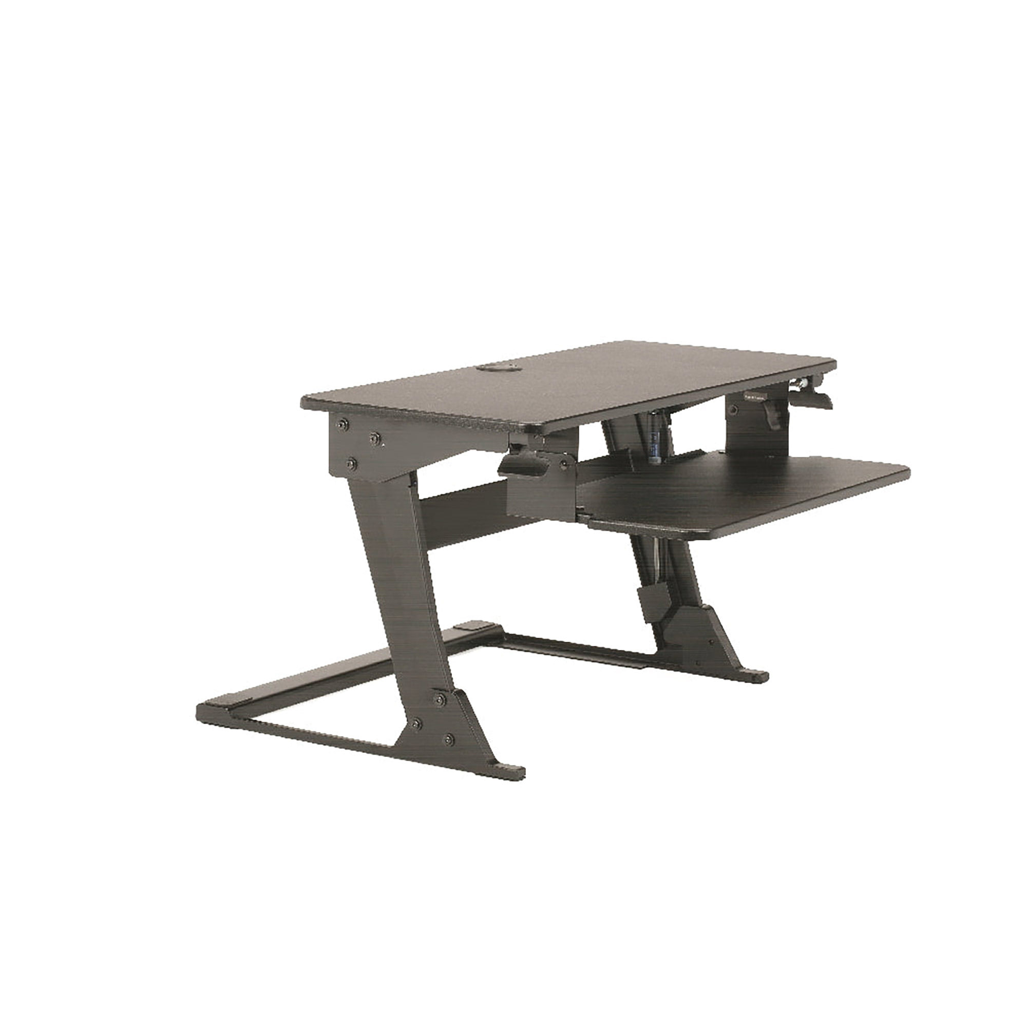 Desk, Standing, Adjustable, Black, 36" - Each