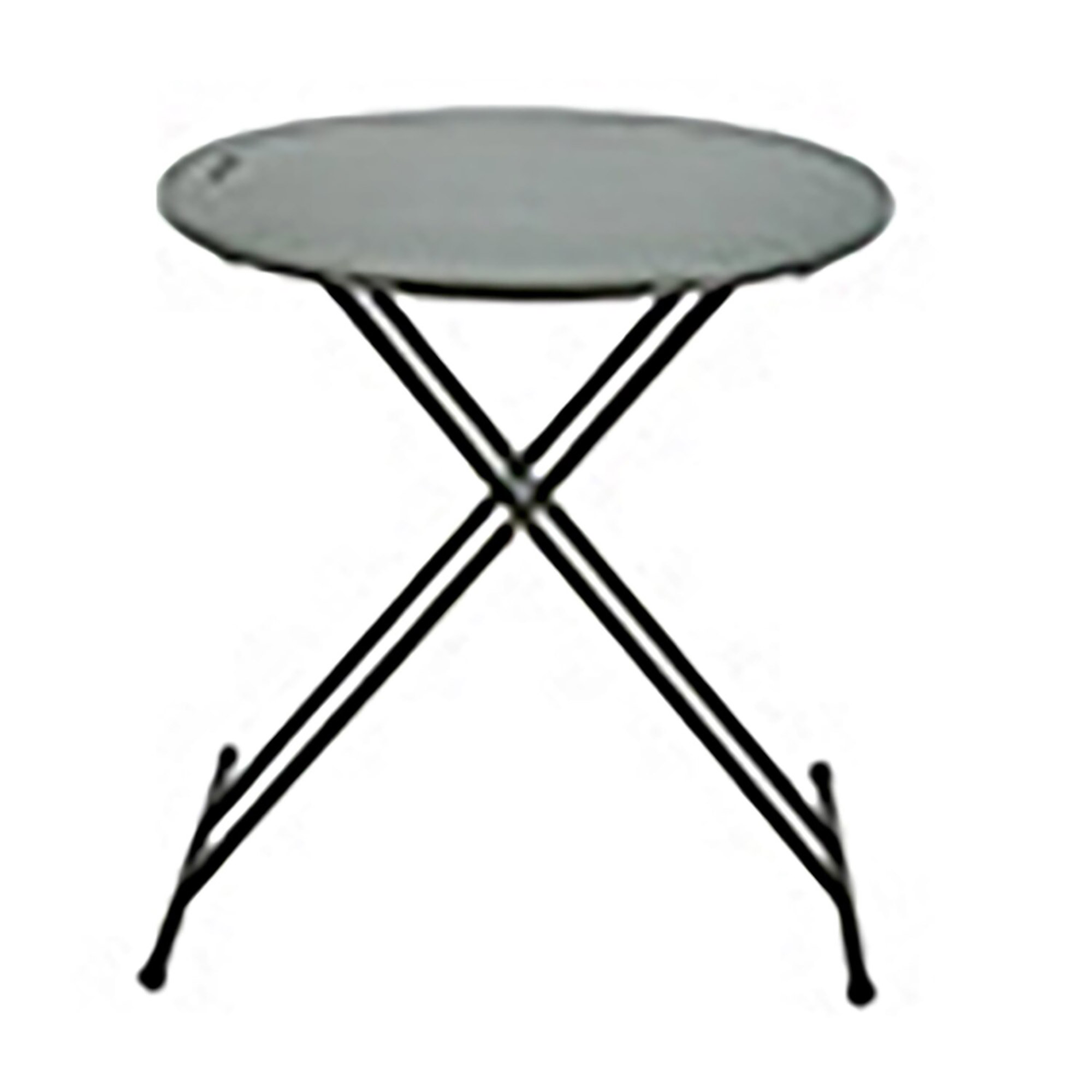 Table, Round, Folding, Charcoal, 24" - Each