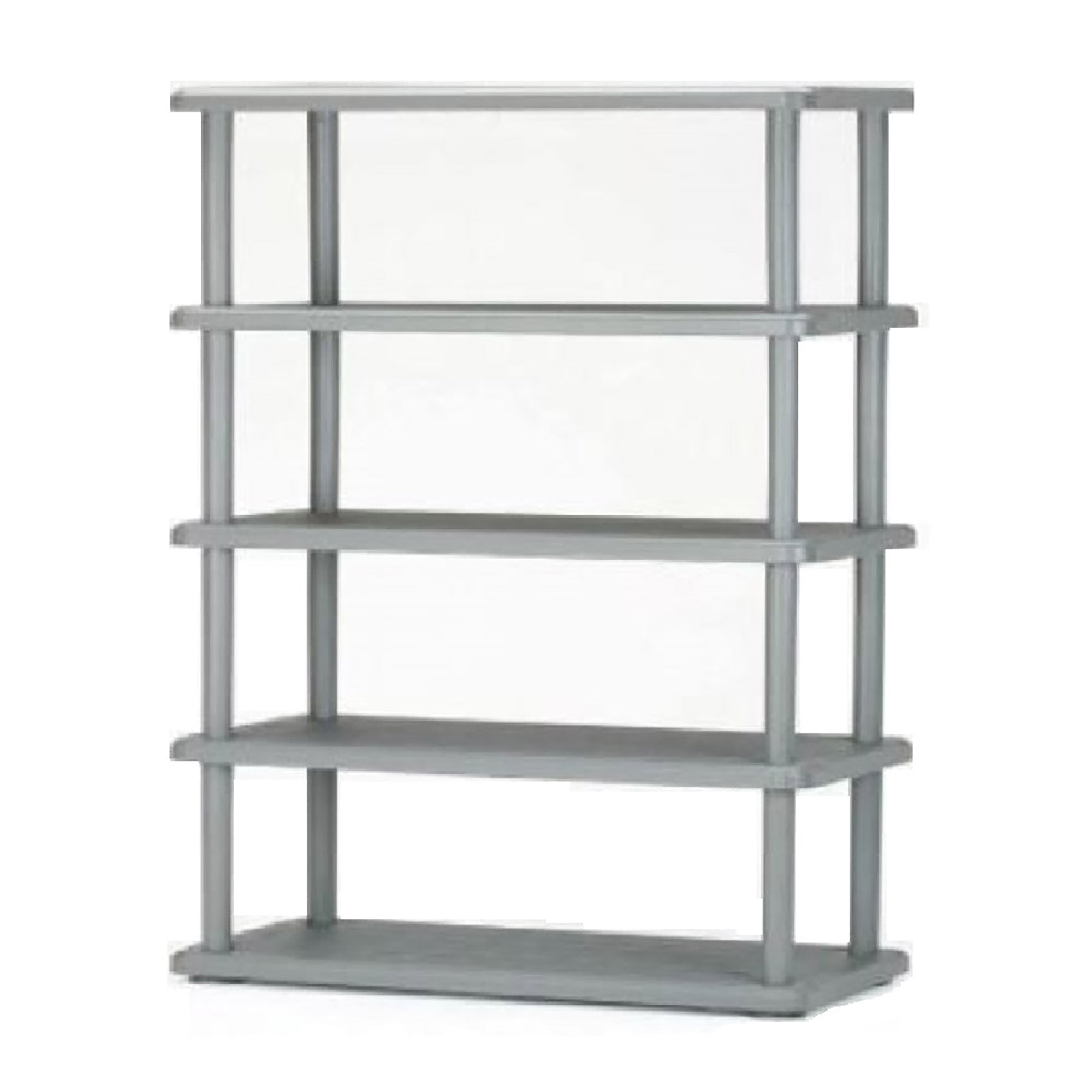Shelf, Open Storage, 5 Shelves, 74", Charcoal - Each