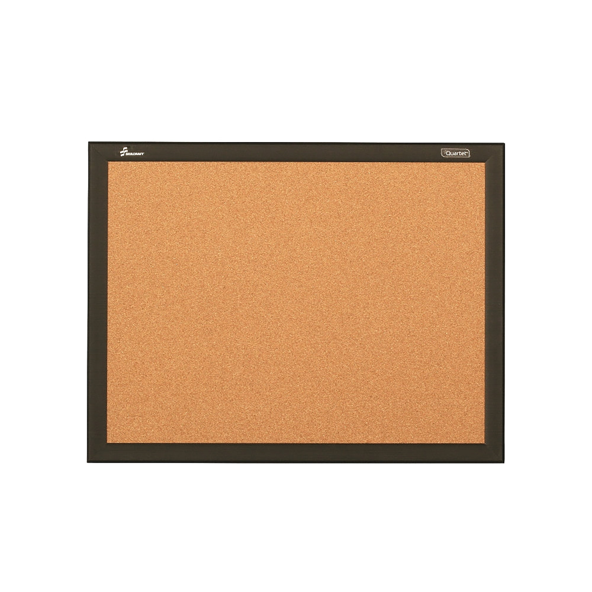 Bulletin Board, Cork, Black Aluminum Frame, 2 x 1.5 - Each