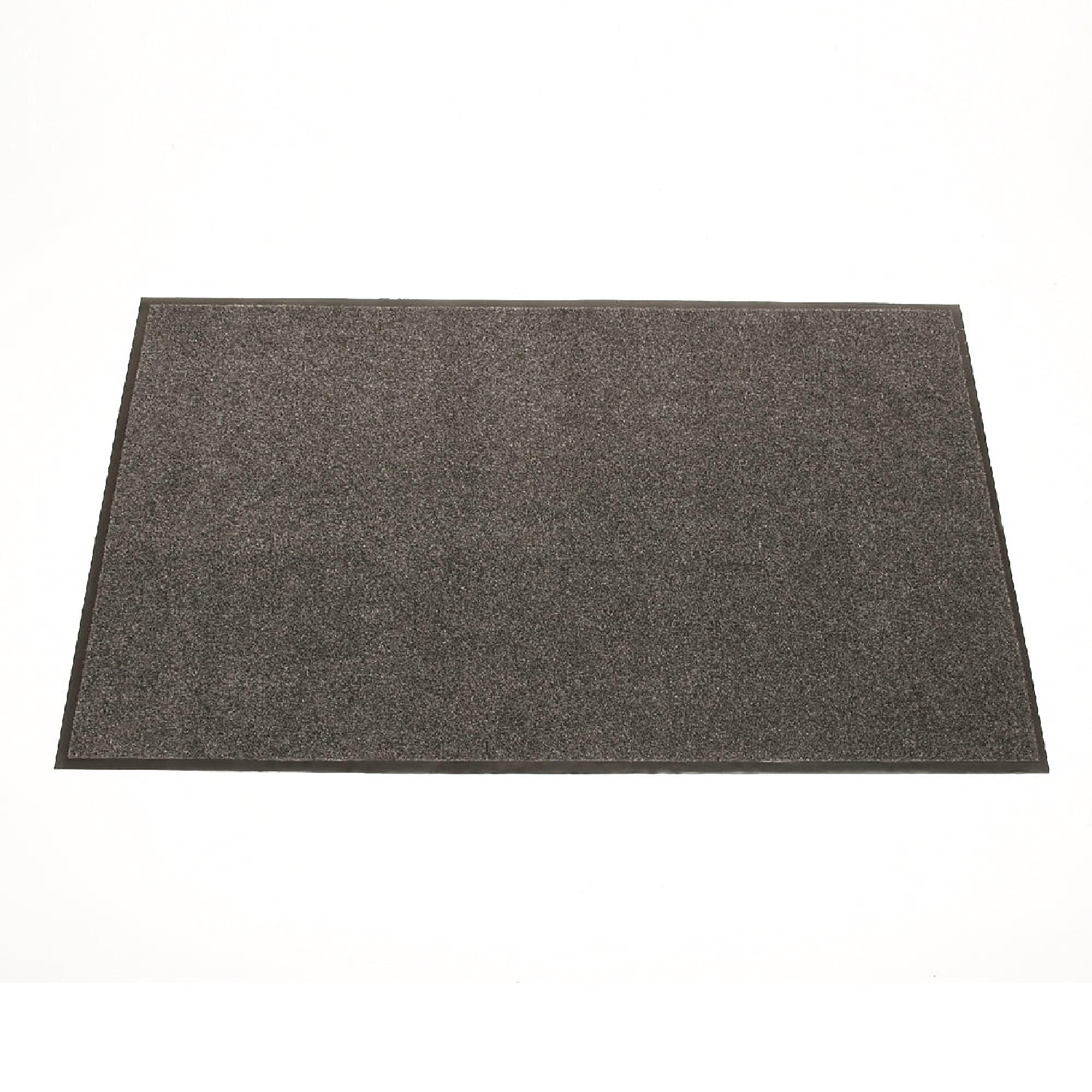 Mat, Floor, Wiper, Light to Medium Duty, Indoor, Recycled PET, Gray, 3' x 5' - Each