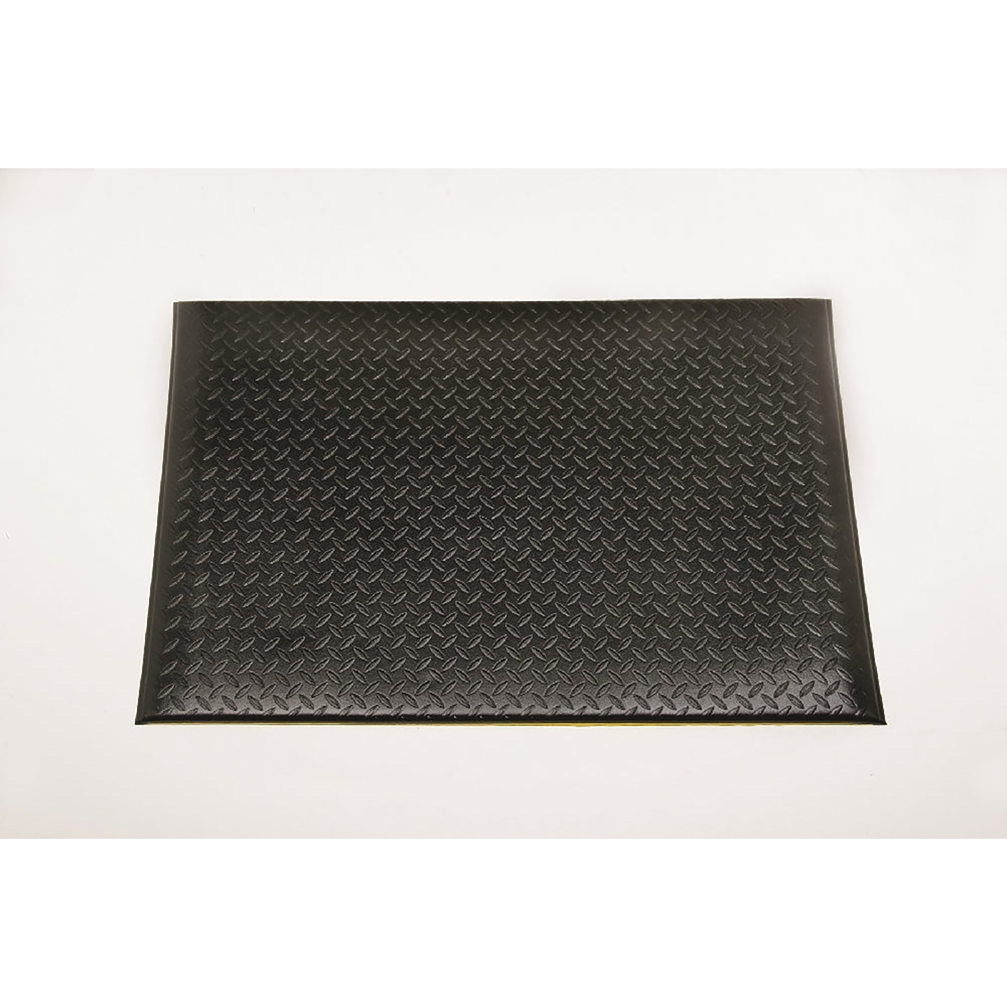 Mat, Floor, Industrial Deck-Plate, Anti-fatigue, Black, 2' x 3' - Each