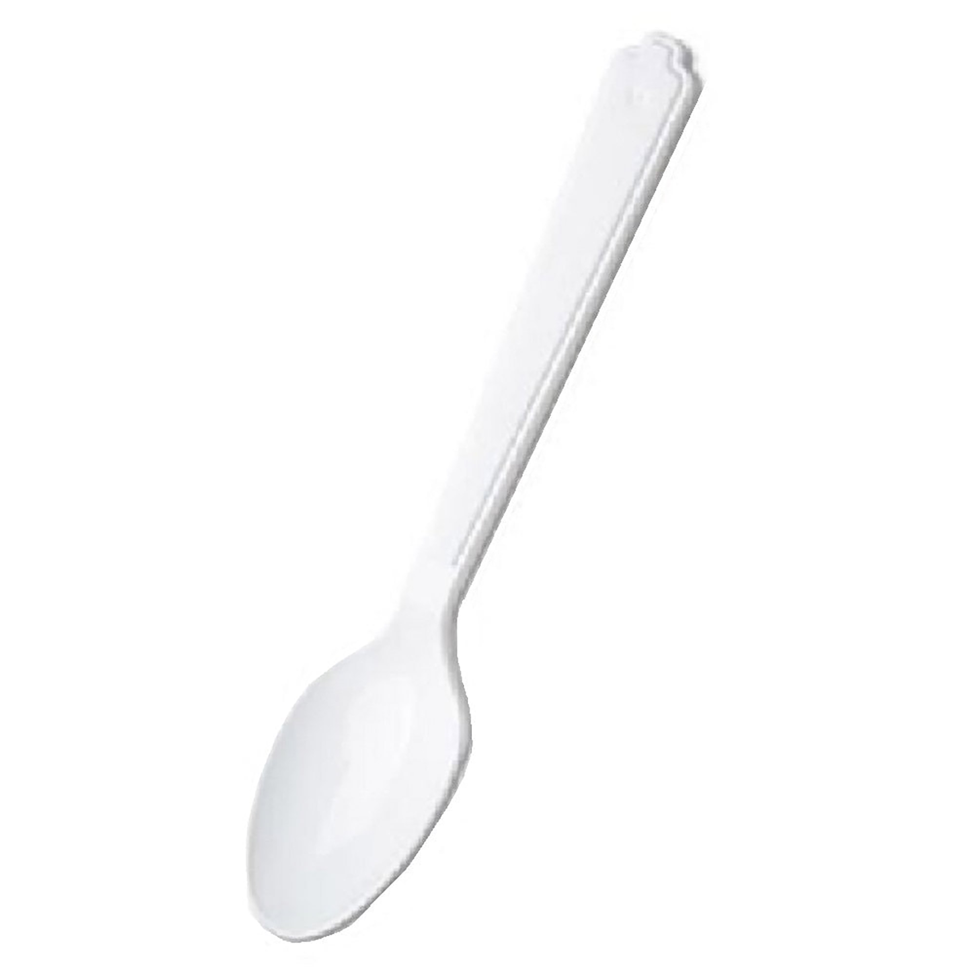 Teaspoons, Plastic, Type Iii Heavy Duty, White, 6" - 100/PK