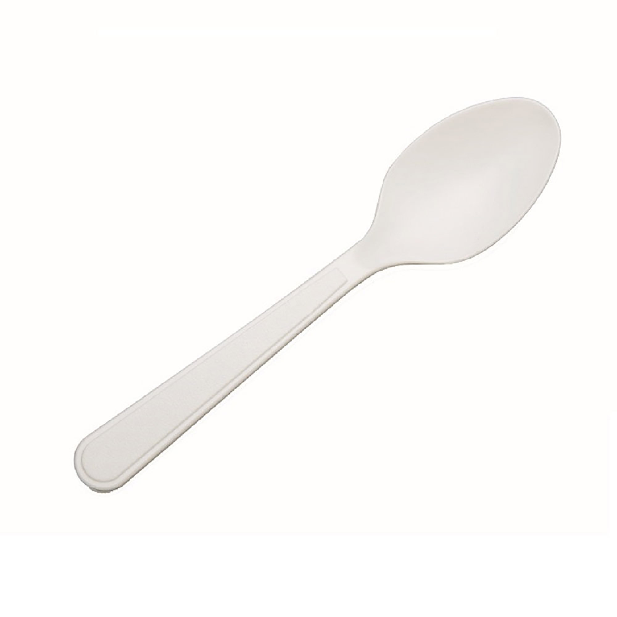 Teaspoons, Plastic, Medium Duty, White, 5-3/4" - 1000/CS