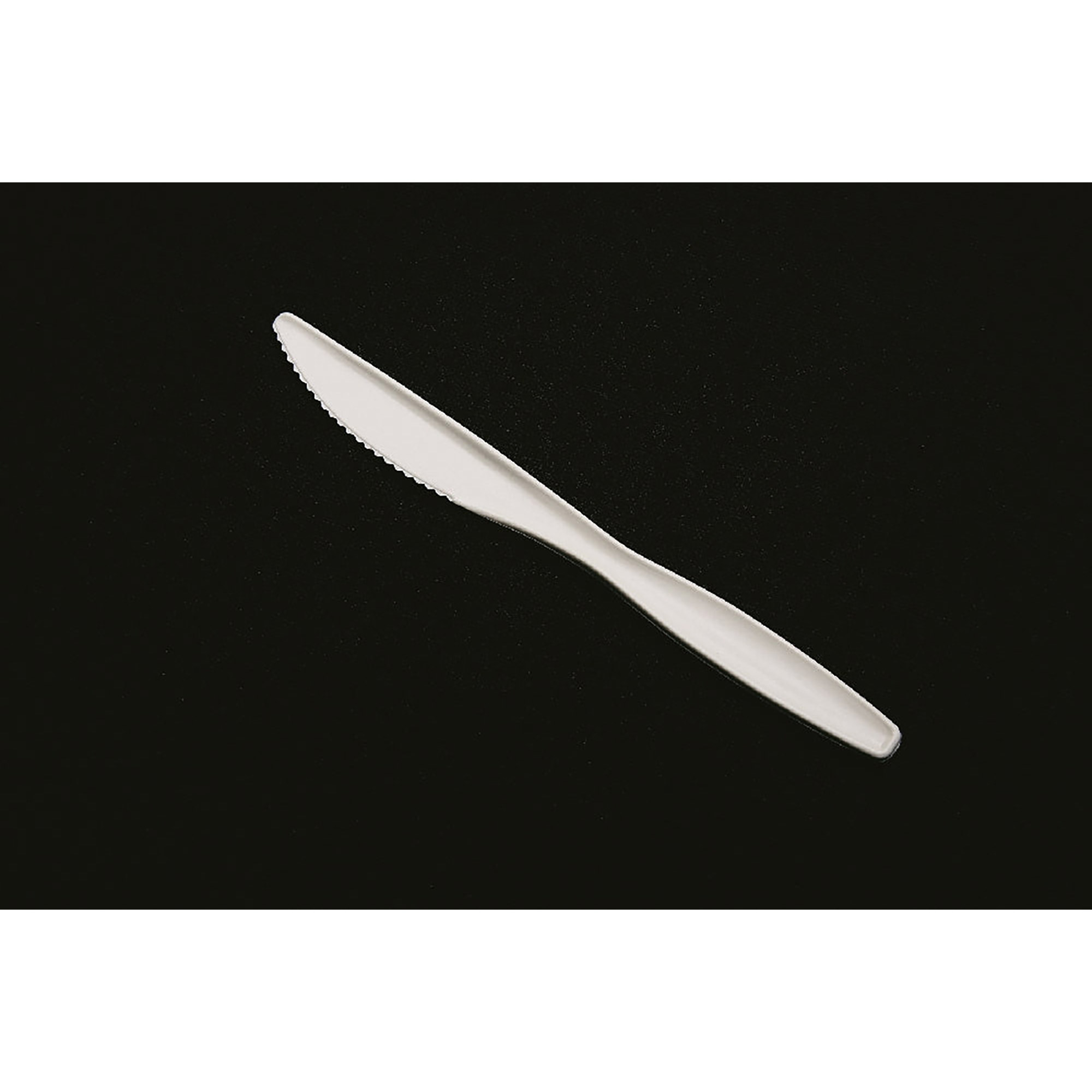Cutlery, Knife, Biobased, Individually Wrapped, Tan - 1000/CS