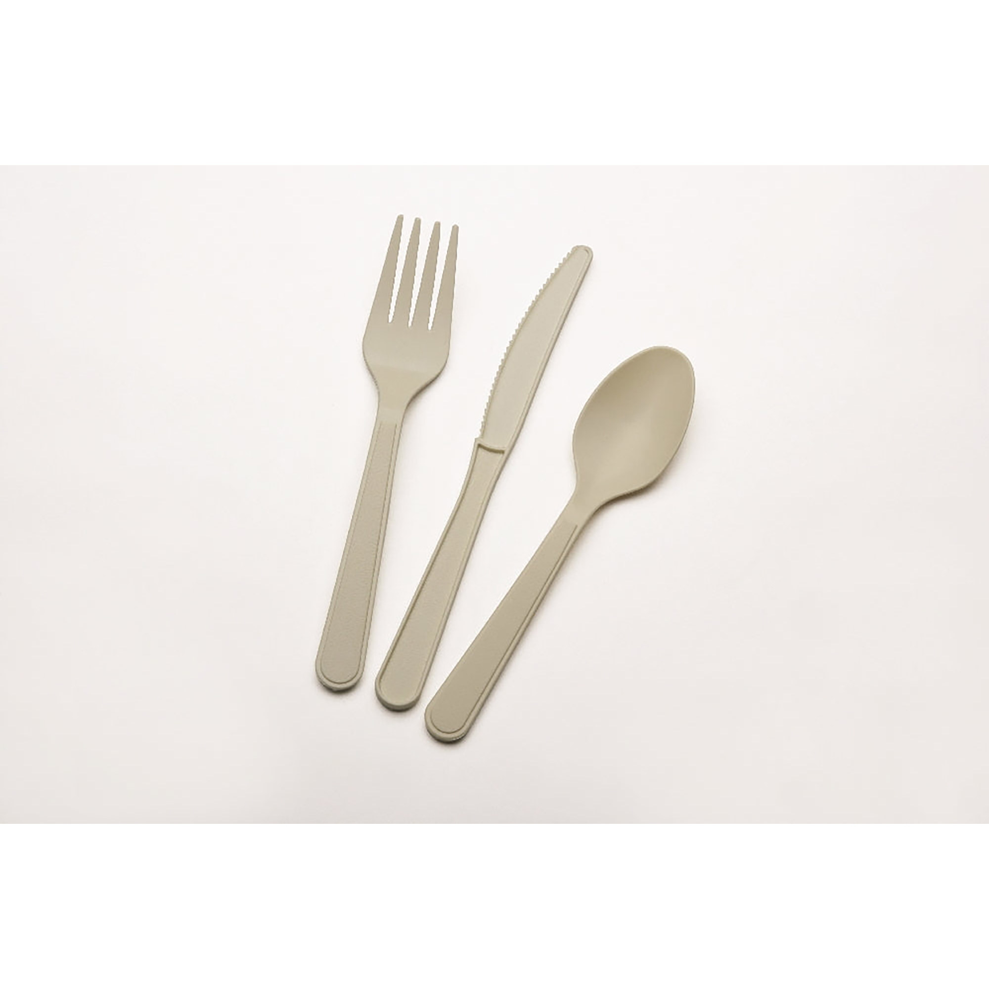 Cutlery, 3 Piece Dining Set, Biobased, Tan - 400/BX