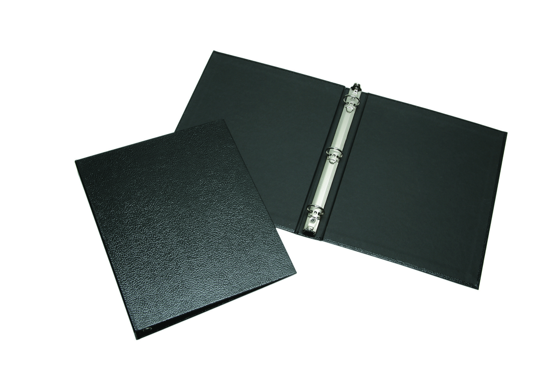Binder, 3-Ring, Turned Edge, Case Bound, Black, 1" Capacity, Letter Size - Each