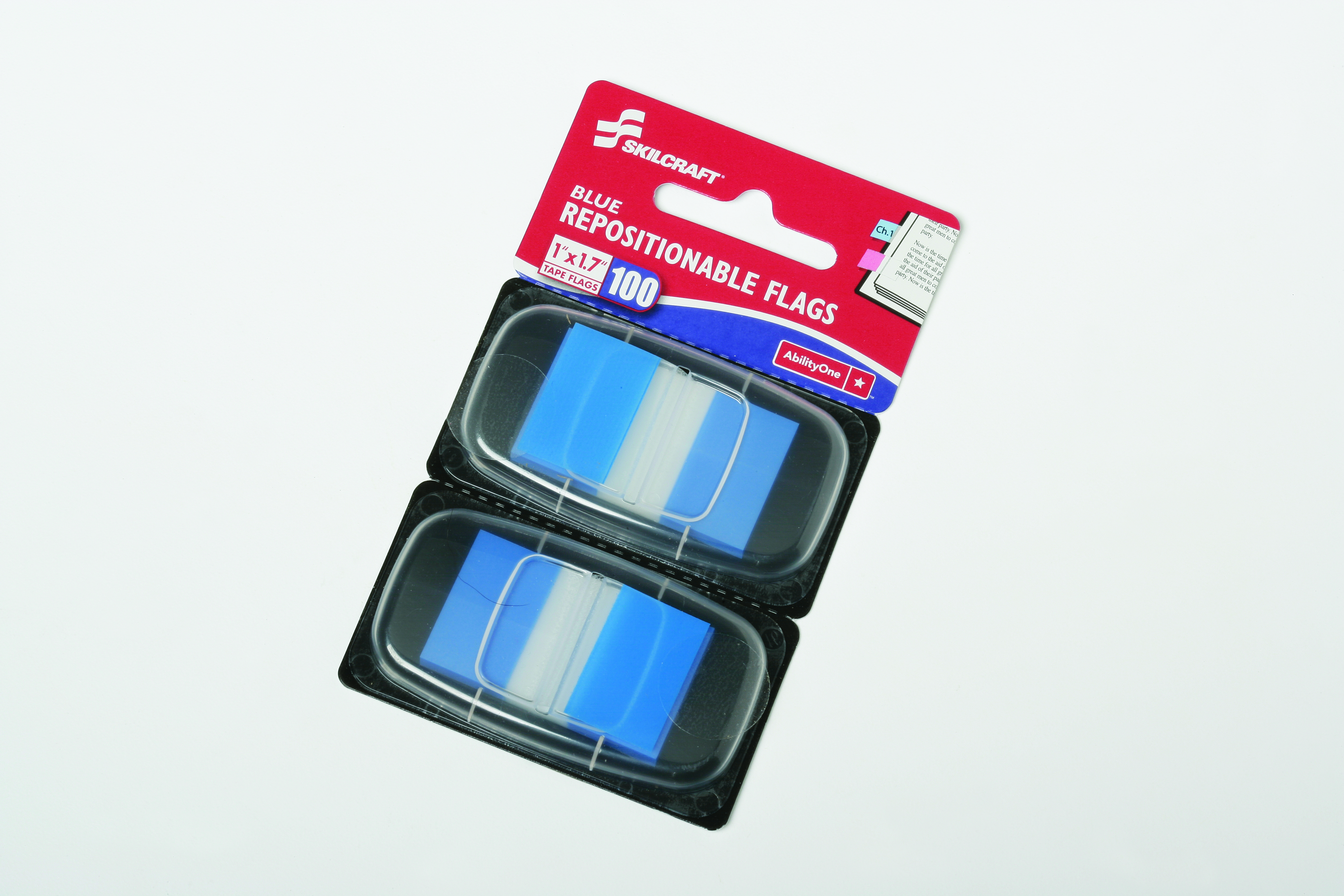 Self-Stick Flag, 1 x 1.75, Blue - 100/PK