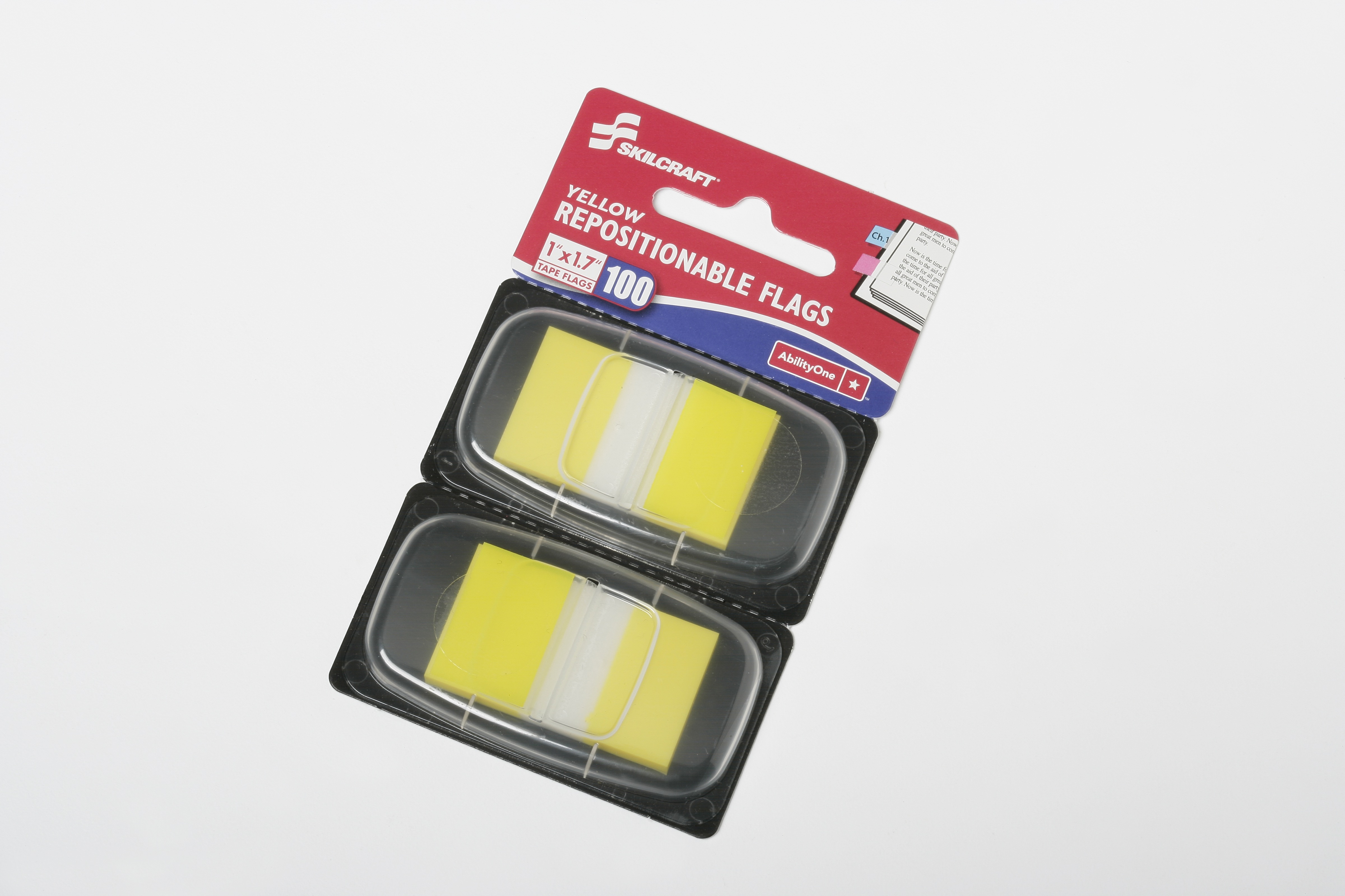 Self-Stick Flag, 1 x 1.75, Yellow - 100/PK