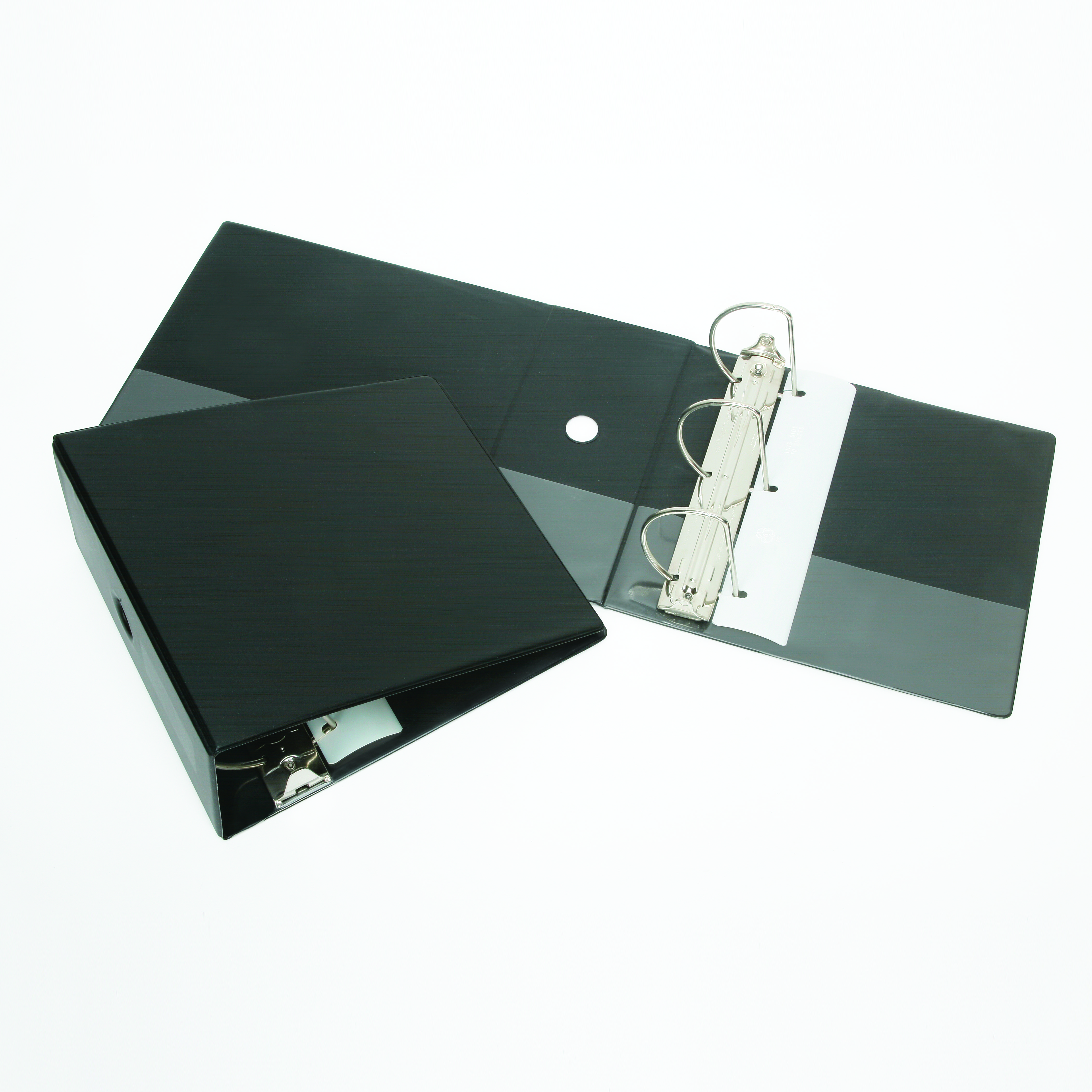 Binder, Loose-leaf, 3 D-Ring, No Overlay, Black, 5" - Each