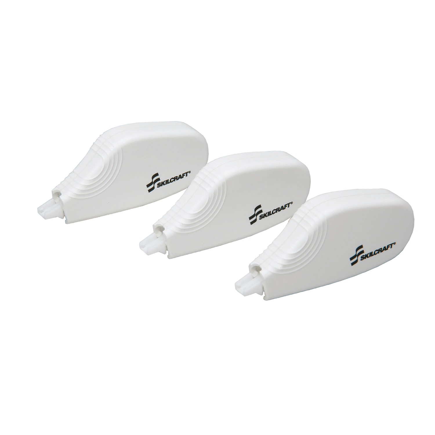 Correction Tape, Mini-Dispenser, Non-Refillable, Biobased, White, 6M - 3/PK