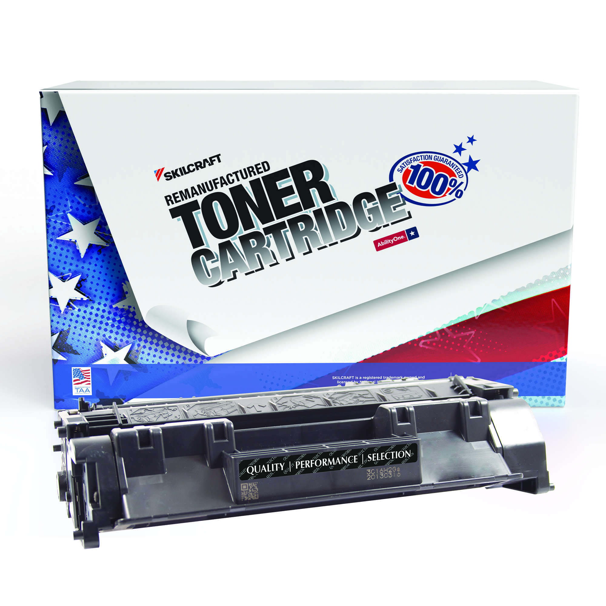 Toner Cartridge, LaserJet, Remanufactured, HP 80A, Black, Page Yield 2700 - Each