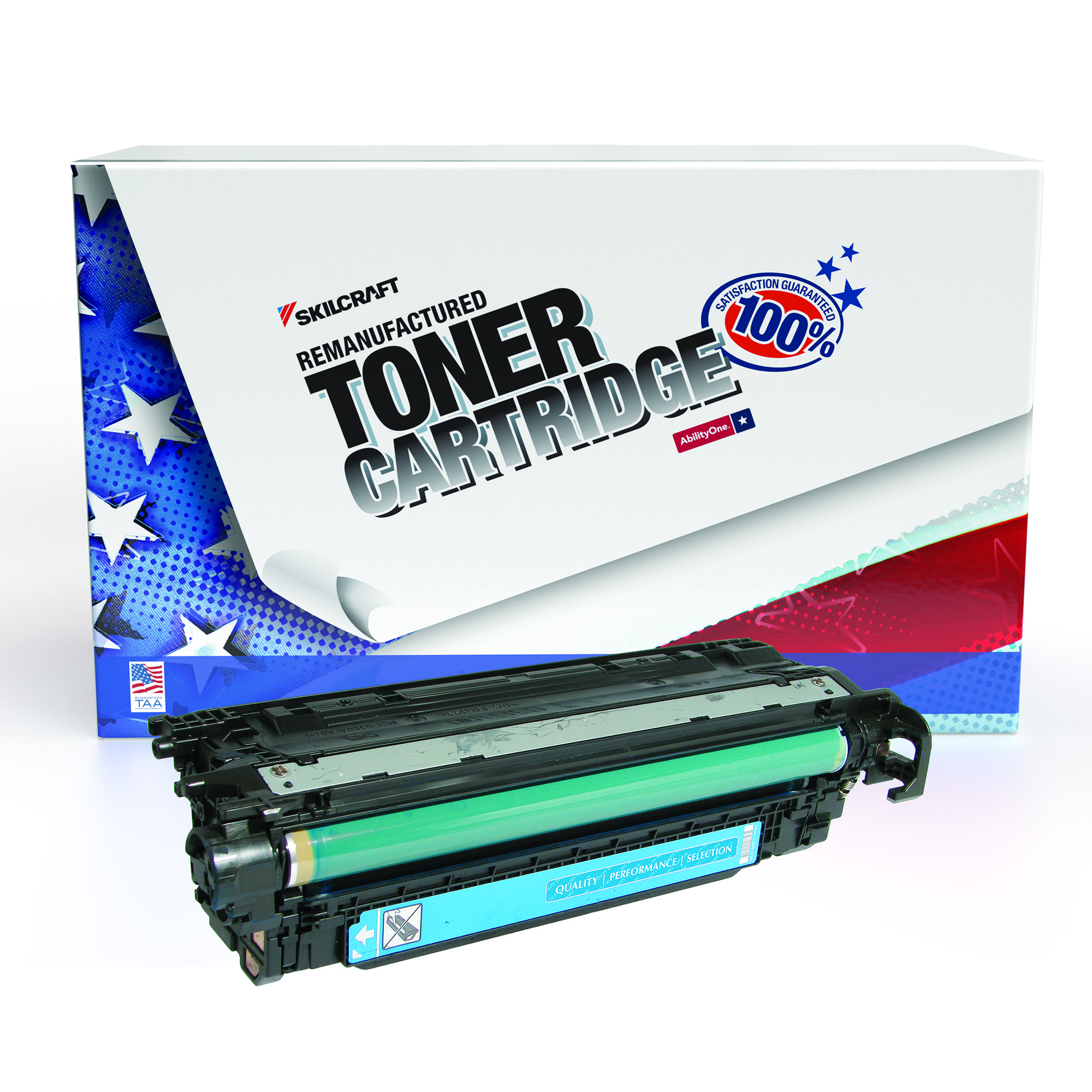 Toner Cartridge, LaserJet, Remanufactured, HP 507A Series, Cyan, Page Yield 6000 - Each