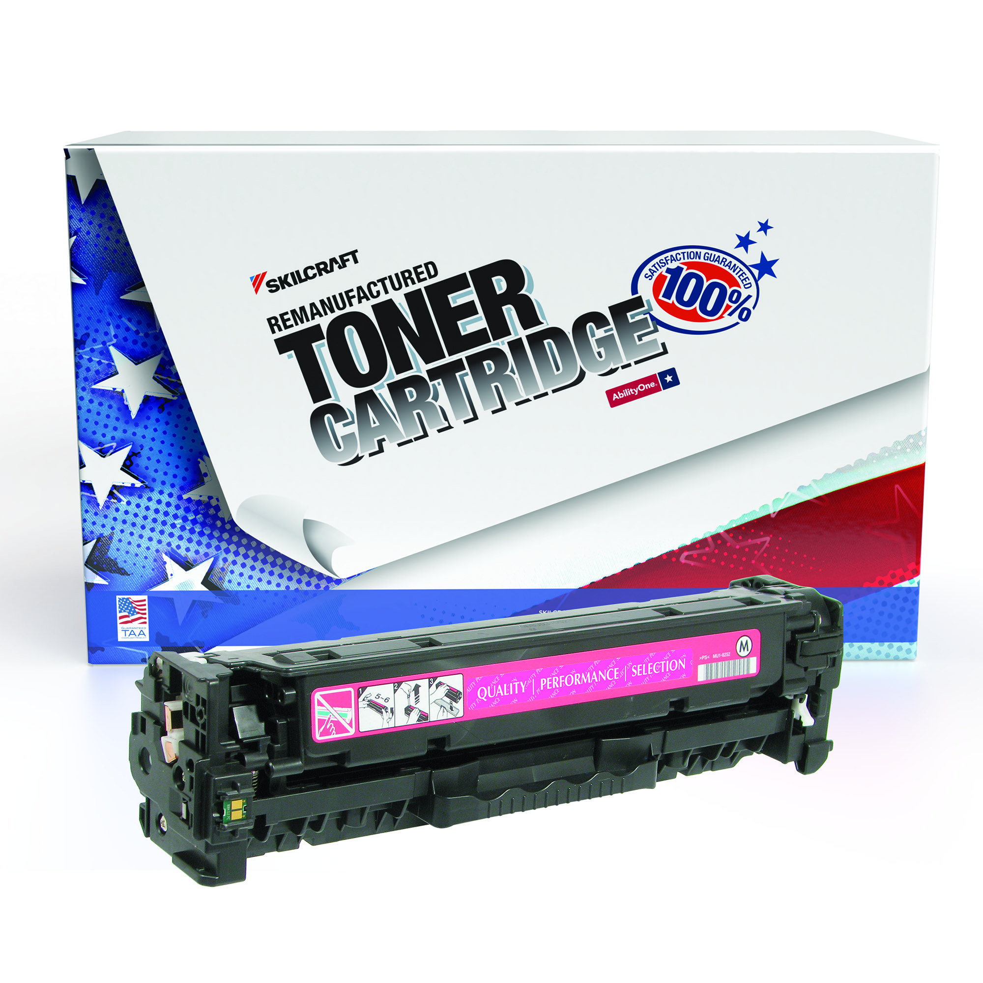 Toner Cartridge, LaserJet, Remanufactured, HP 305A Series, Magenta, Page Yield 2600 - Each